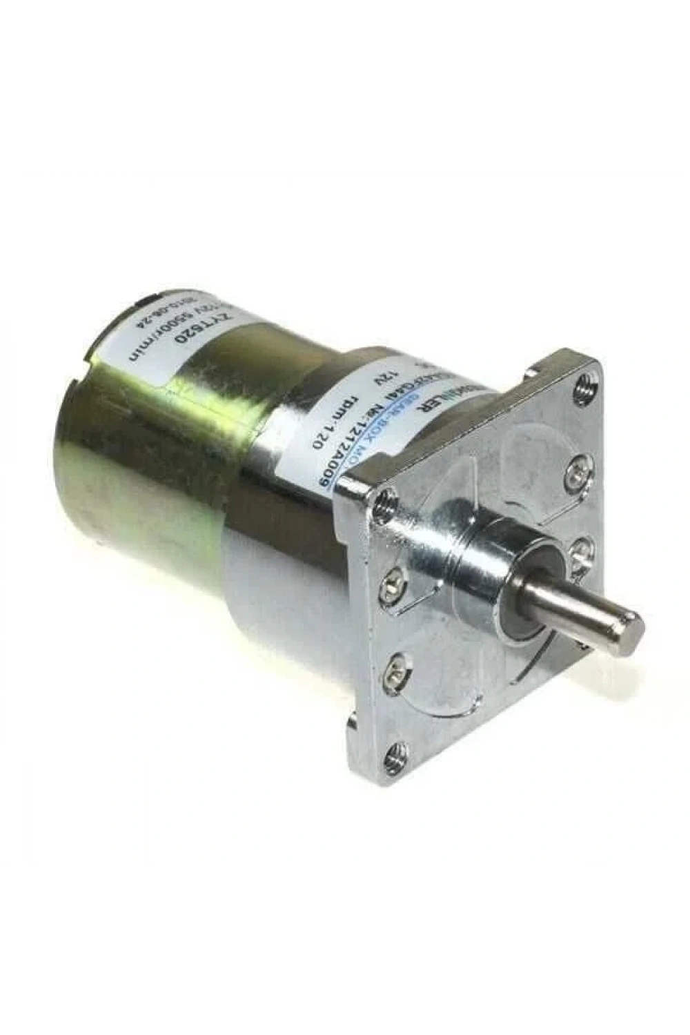 KGA42 12V 120Rpm 42mm Redüktörlü Flanşlı Kısa  Dc Motor