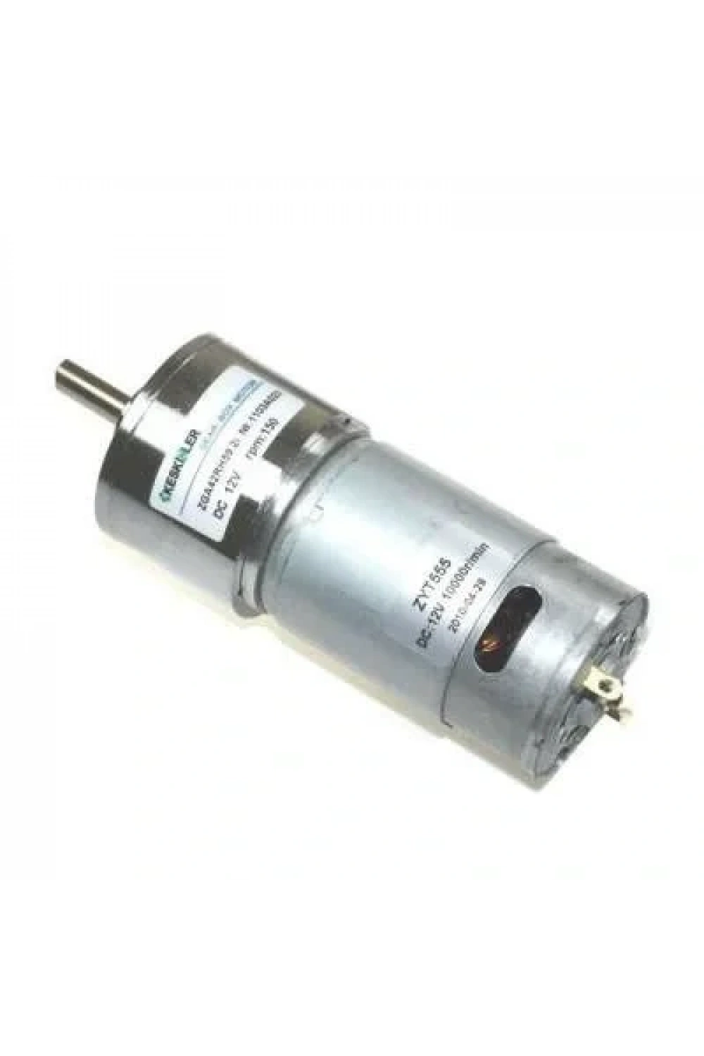 KGA42 12V 150Rpm 42mm Redüktörlü Flanşlı Uzun Dc Motor