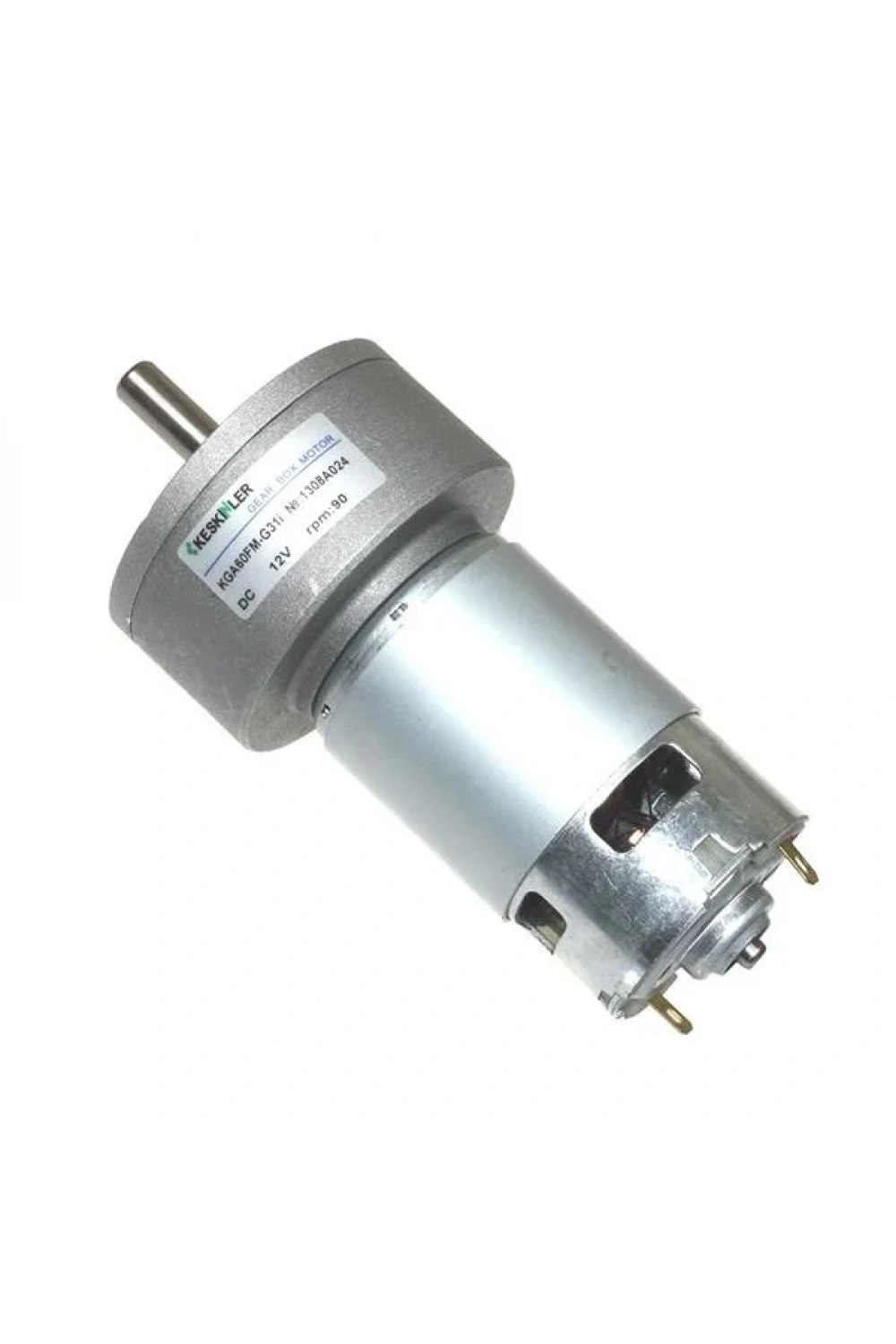 KGA60 12V 90Rpm 60mm Redüktörlü Dc Motor