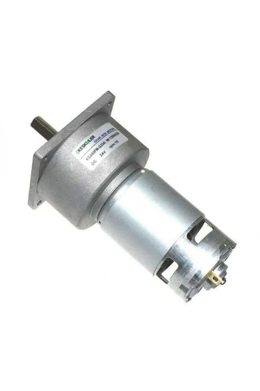 KGA60 24V 10Rpm 60mm Redüktörlü Flanşlı Dc Motor