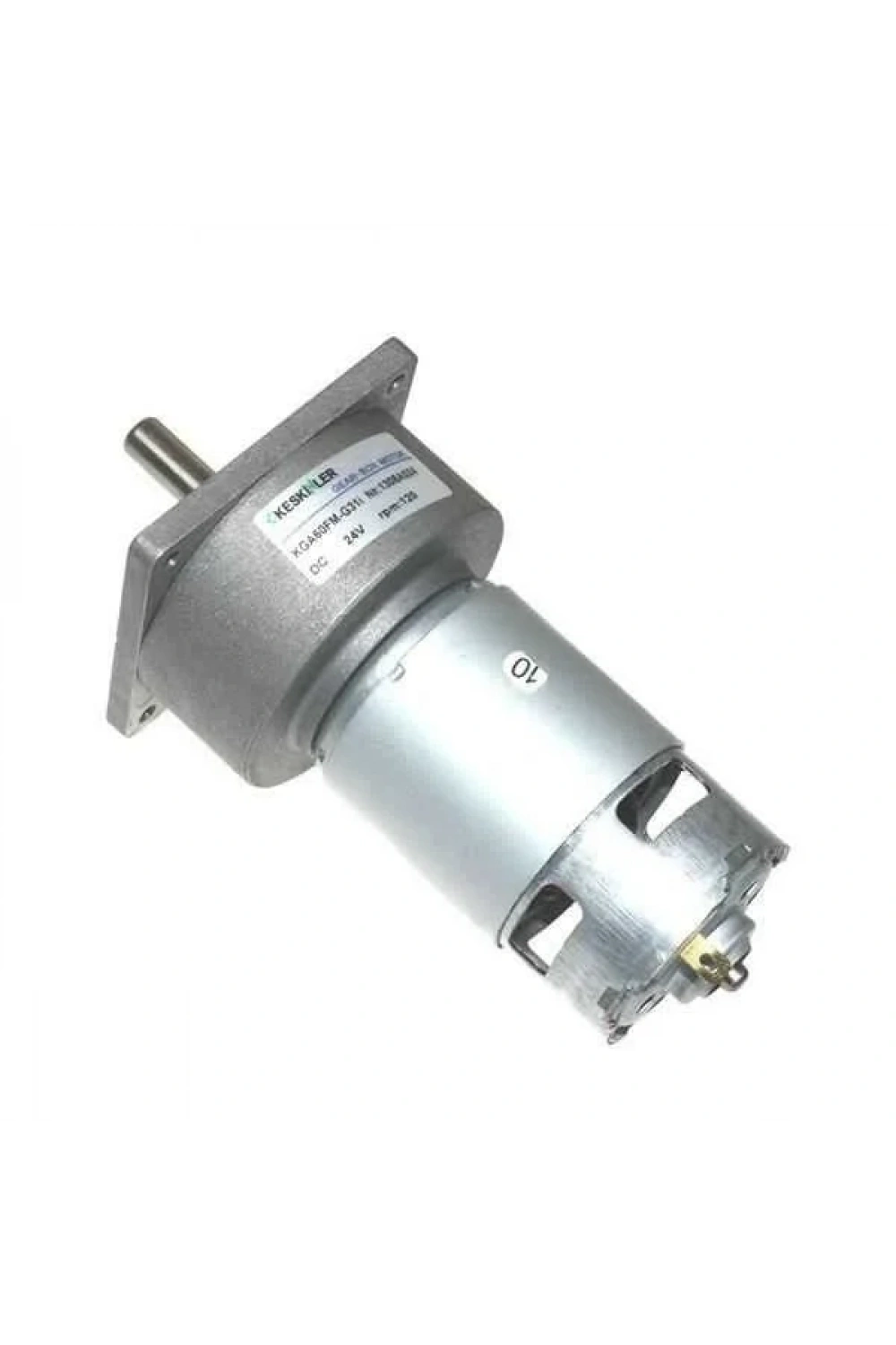 KGA60 24V 120Rpm 60mm Redüktörlü Flanşlı Dc Motor
