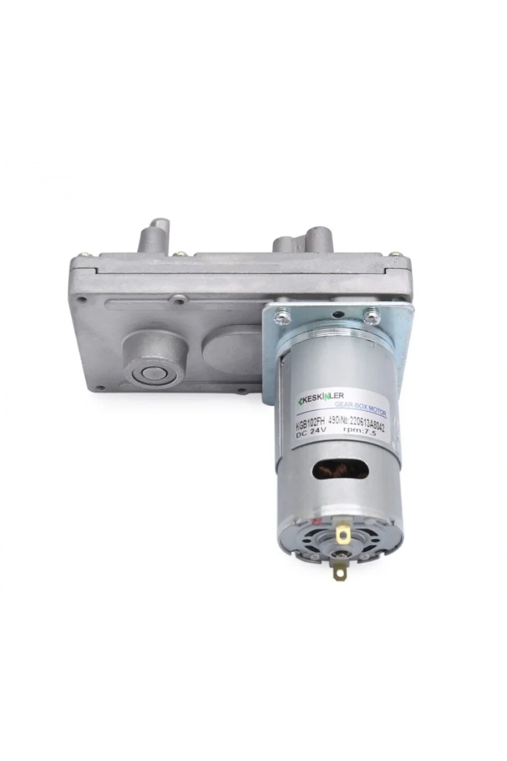 KGB-102FH 24V 7.5RPM Redüktörlü Dc Motor