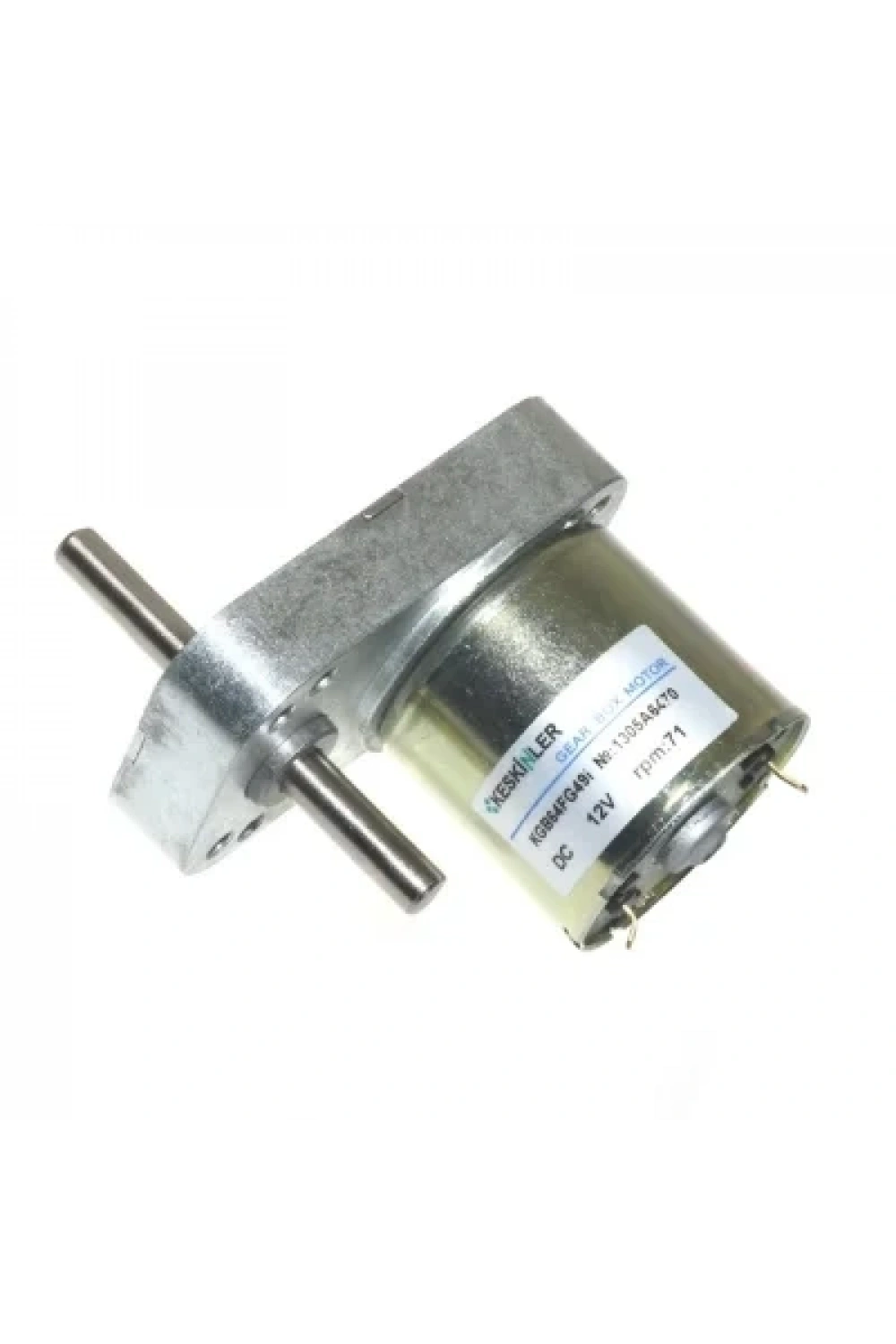 KGB 12V 71Rpm Redüktörlü DC Motor