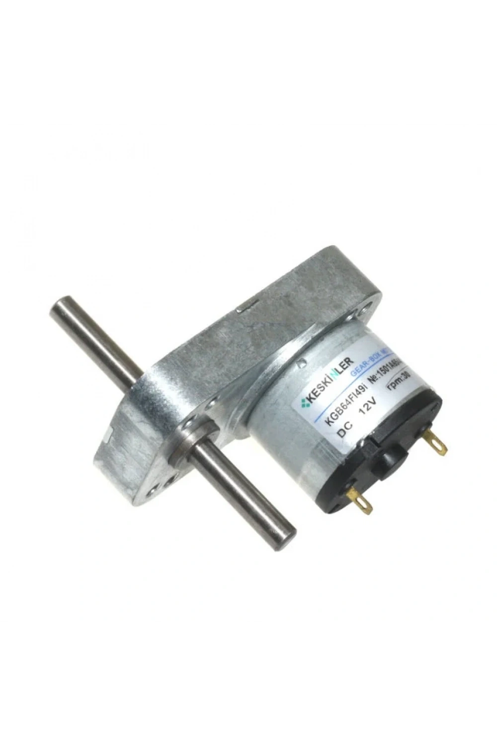 KGB-64 12V 30Rpm Redüktörlü DC Motor