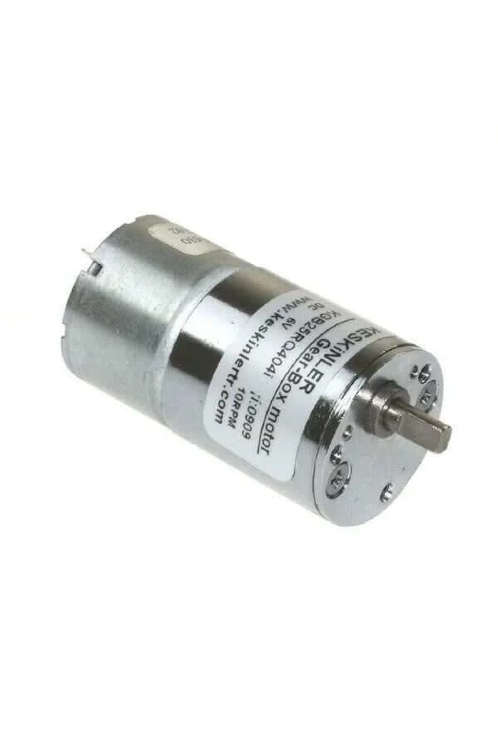 KGB25 6V 10Rpm 25mm Redüktörlü Eksantrik Dc Motor