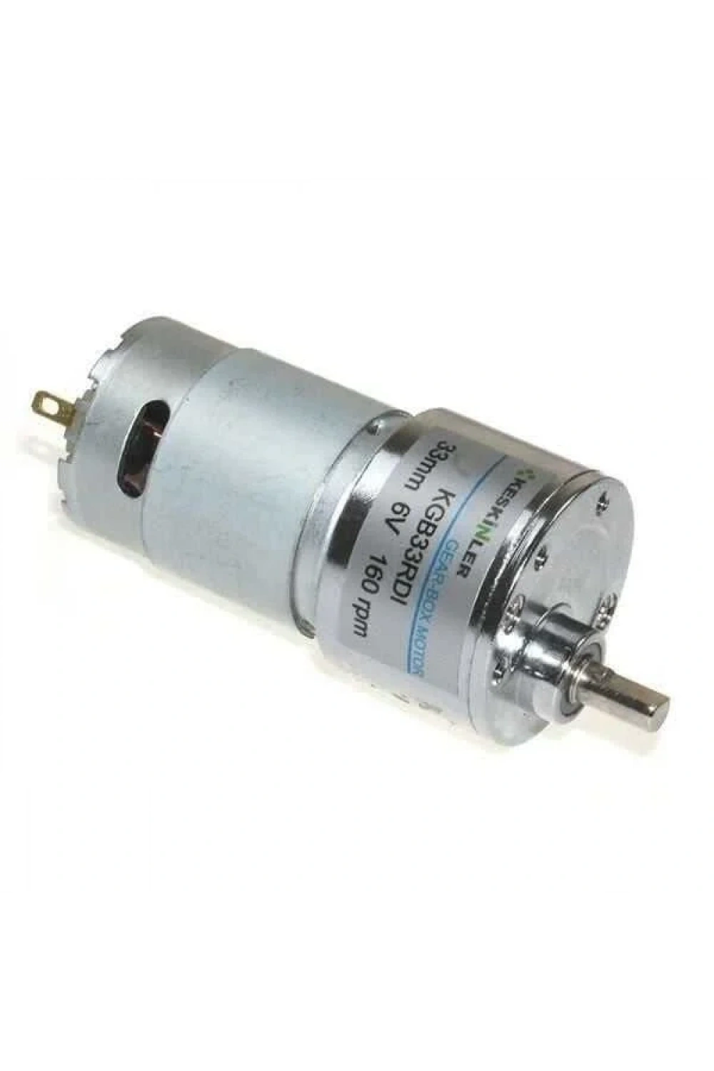KGB33 6V 160Rpm 33mm Redüktörlü Eksantrik Dc Motor