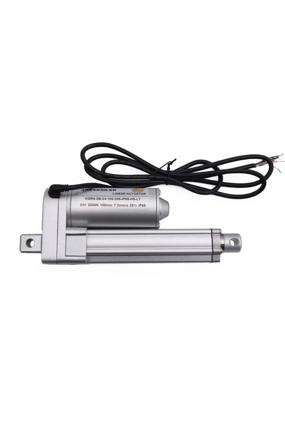 KGRA 24V 100MM 2000N IP65 Hall Sensörlü Lineer Motor