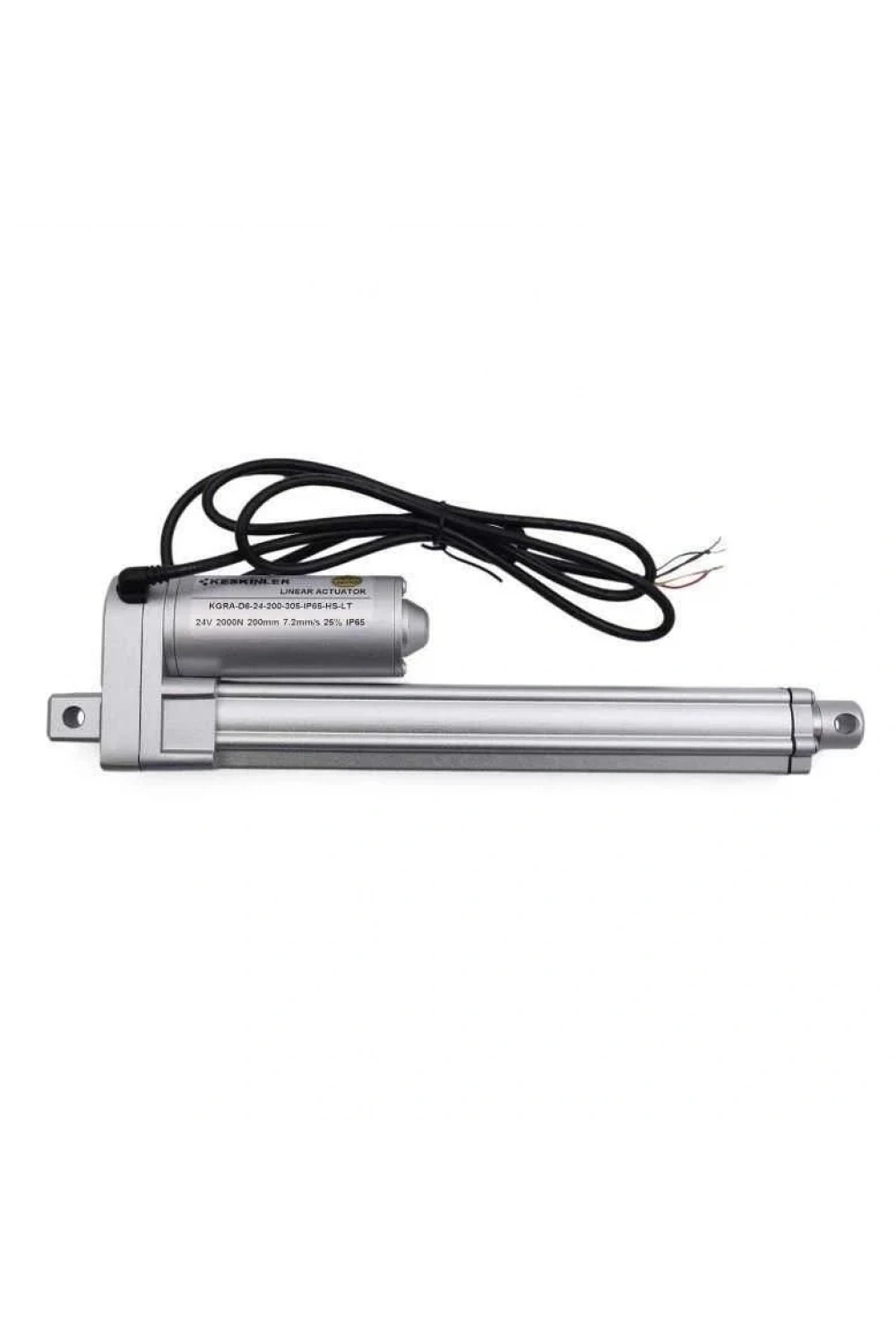 KGRA 24V 200MM 2000N IP65 Hall Sensörlü Lineer Motor