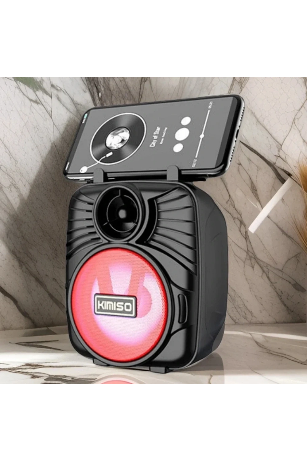 KIMISO SD/USB/FM Bluetooth RGB Işıklı Müzik Kutusu Hoparlör DM-109