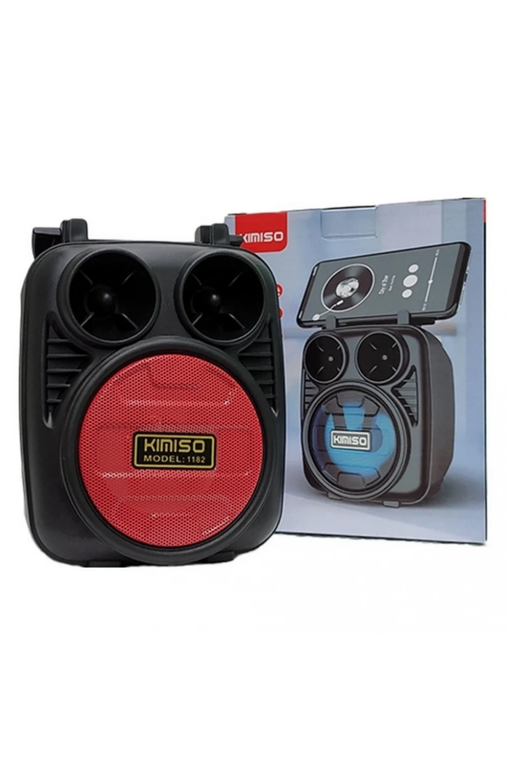 KIMISO SD/USB/FM Bluetooth RGB Işıklı Müzik Kutusu Hoparlör DM-109