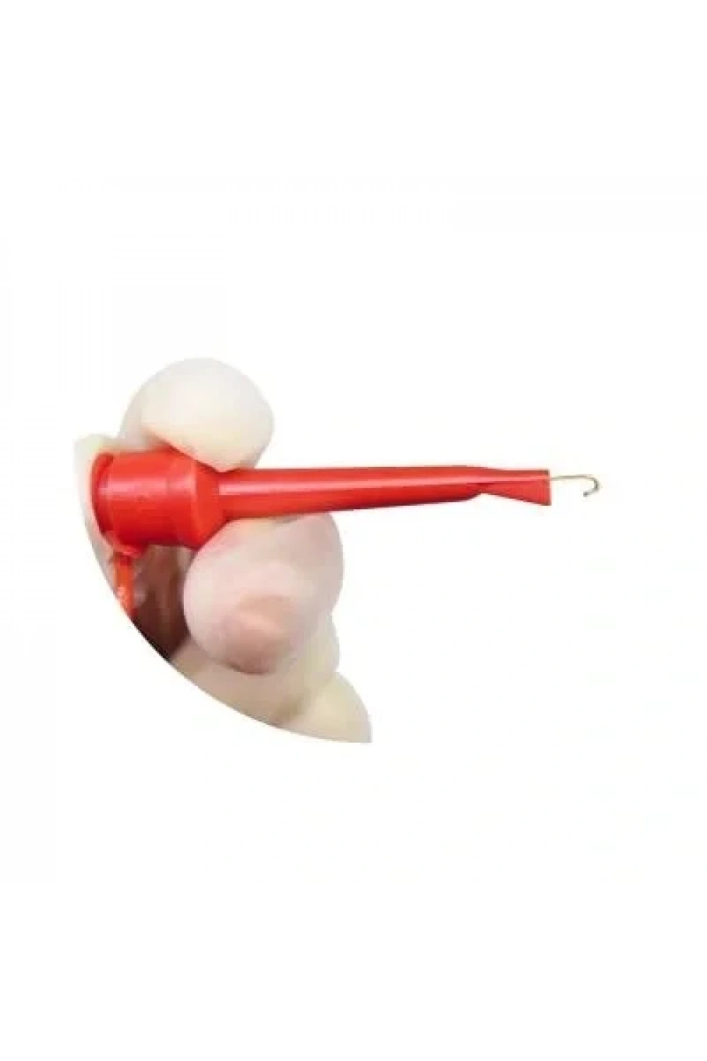 Kırmızı Kanca Prob Kablolu Test Klipsi 50cm