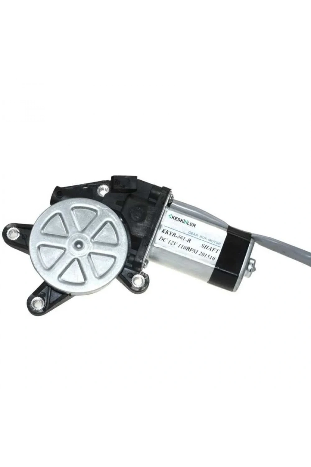 KKYR-R 12V DC 110RPM Şaftlı Sağ Cam Kaldırma Motoru