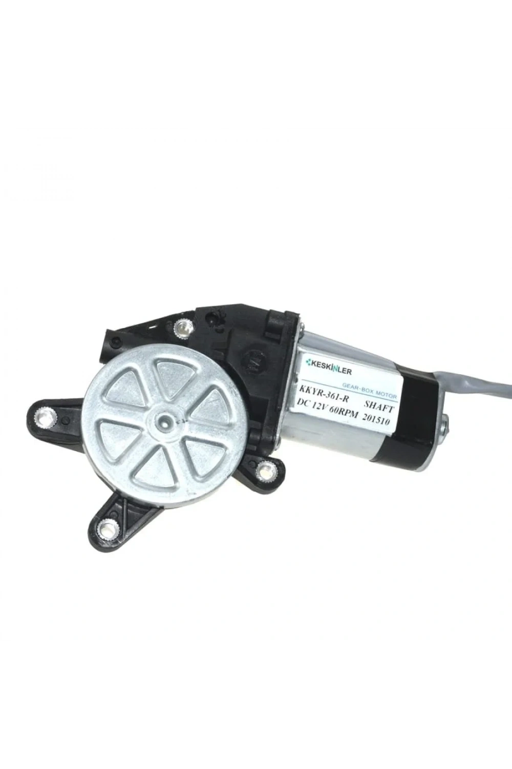 KKYR-R 12V DC 60RPM Şaftlı Sağ Cam Kaldırma Motoru
