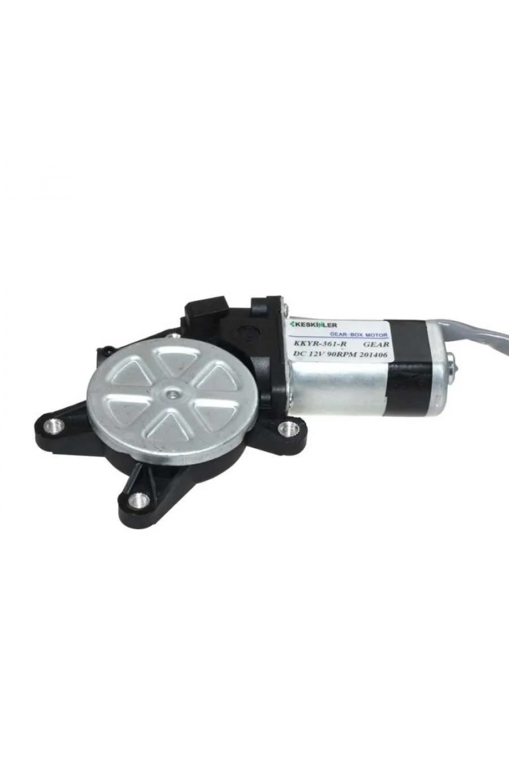 KKYR-R 12V DC 90RPM Dişli Sağ Cam Kaldırma Motoru