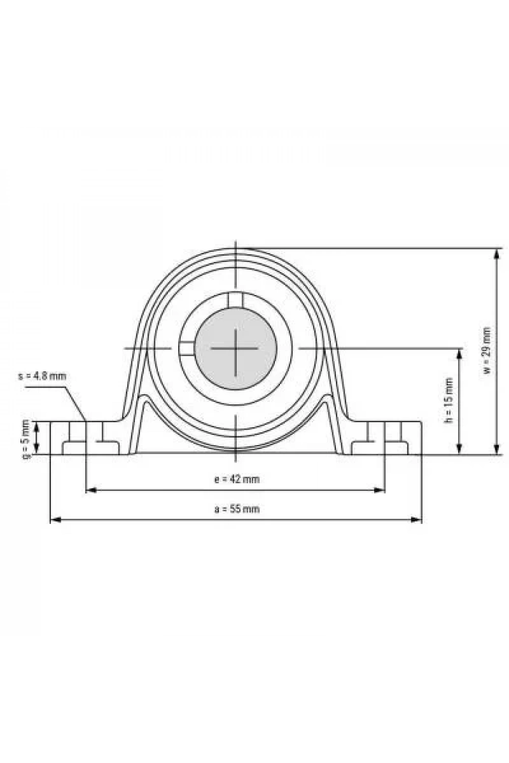 KP08 Yataklı Rulman 8mm