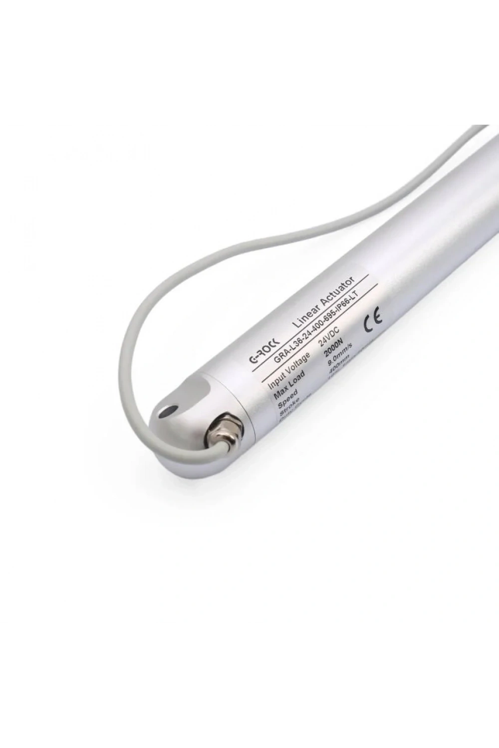 KRA-L36 24V 400mm 2000N IP66 Tubular Linear Motor