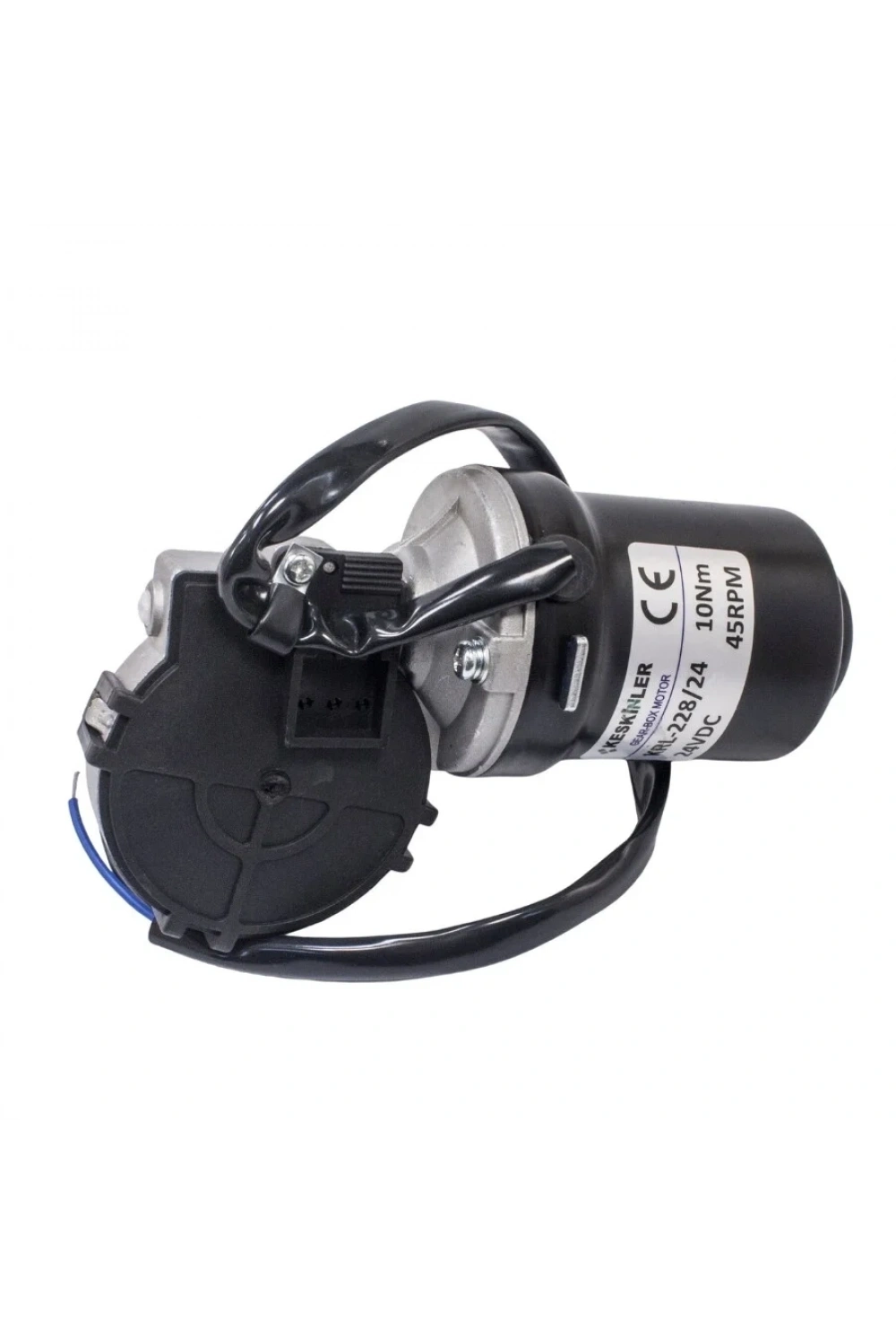 KRL-228/24 24V DC 10Nm 45 RPM Cam Silecek Motoru