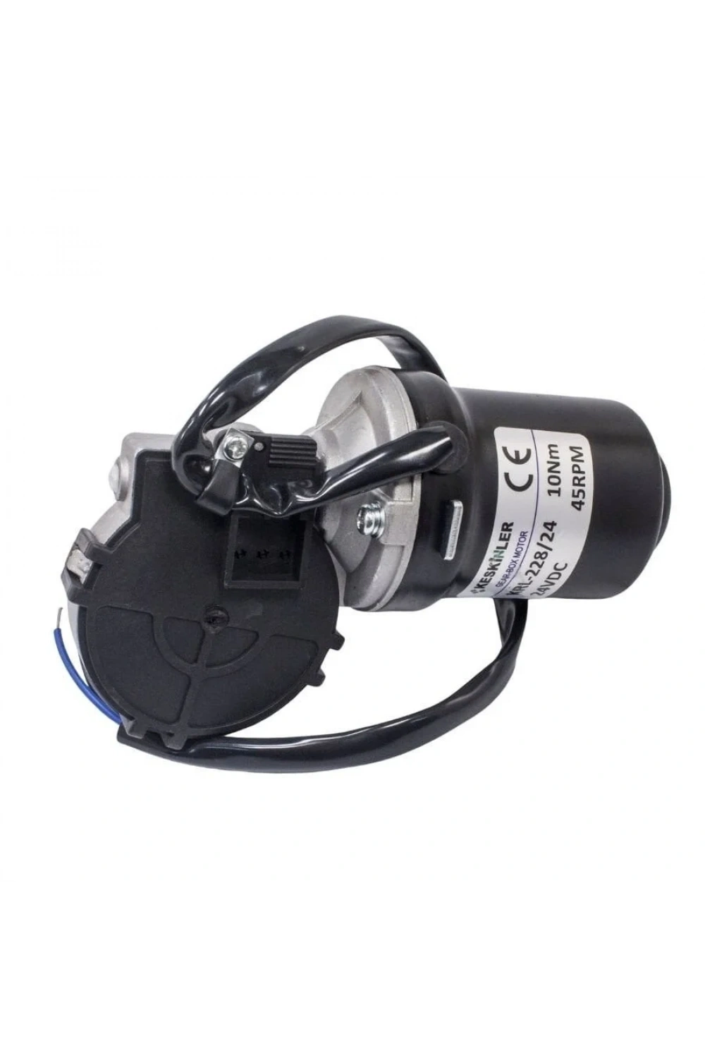 KRL-228/24 24V DC 10Nm 45 RPM Cam Silecek Motoru