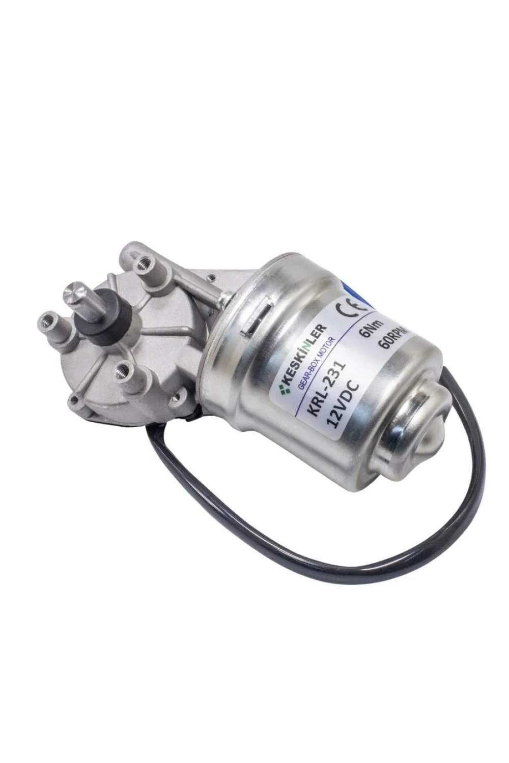 KRL-231 12V DC 6Nm 60 RPM Cam Silecek Motoru