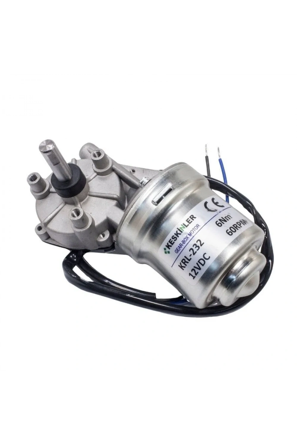 KRL-232 12V DC 6Nm 60 RPM Cam Silecek Motoru