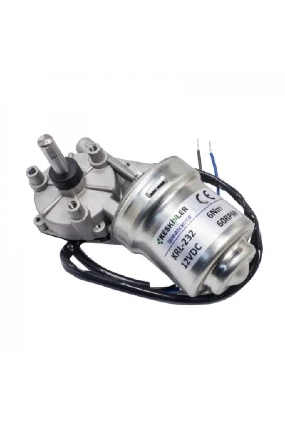 KRL-232 12V DC 6Nm 60 RPM Cam Silecek Motoru