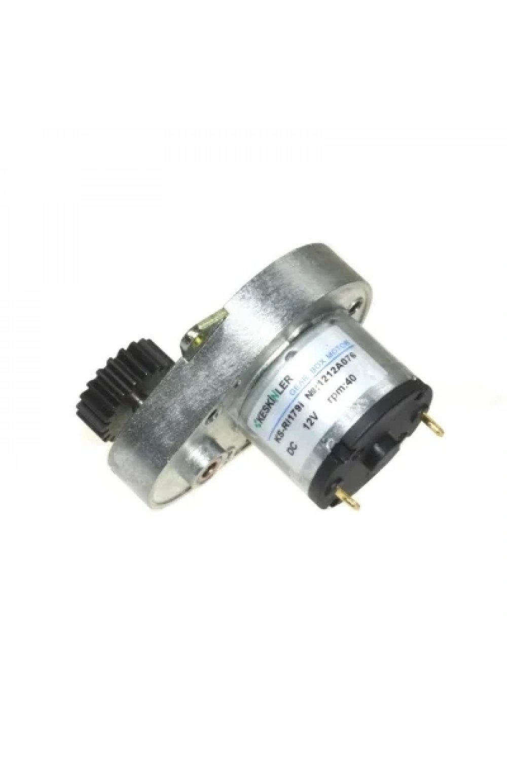KSR 12V 40Rpm Redüktörlü (Küçük Dişli Bağlı) DC Motor