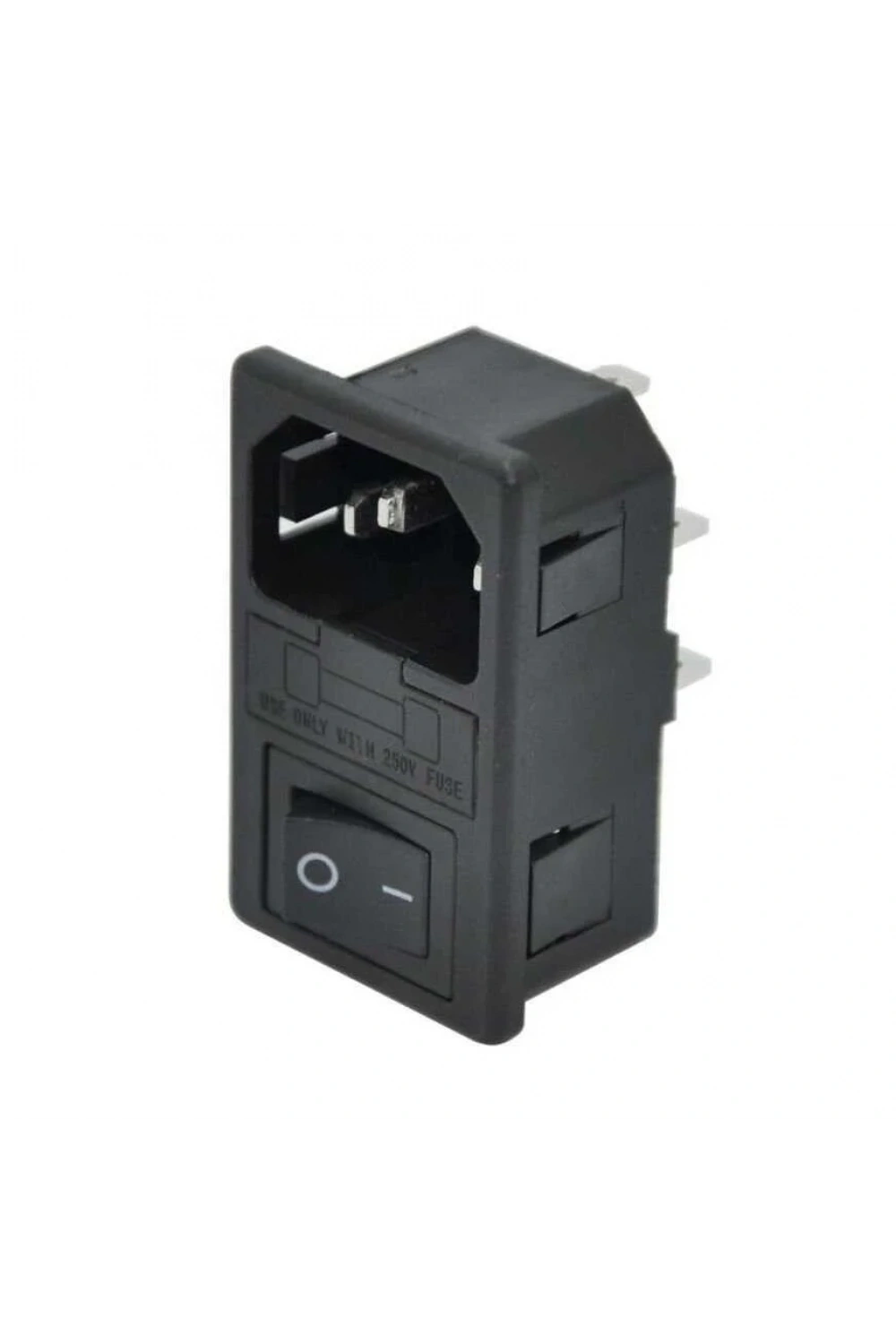 Kulaksız Erkek Power Soketi - Işıksız Anahtarlı