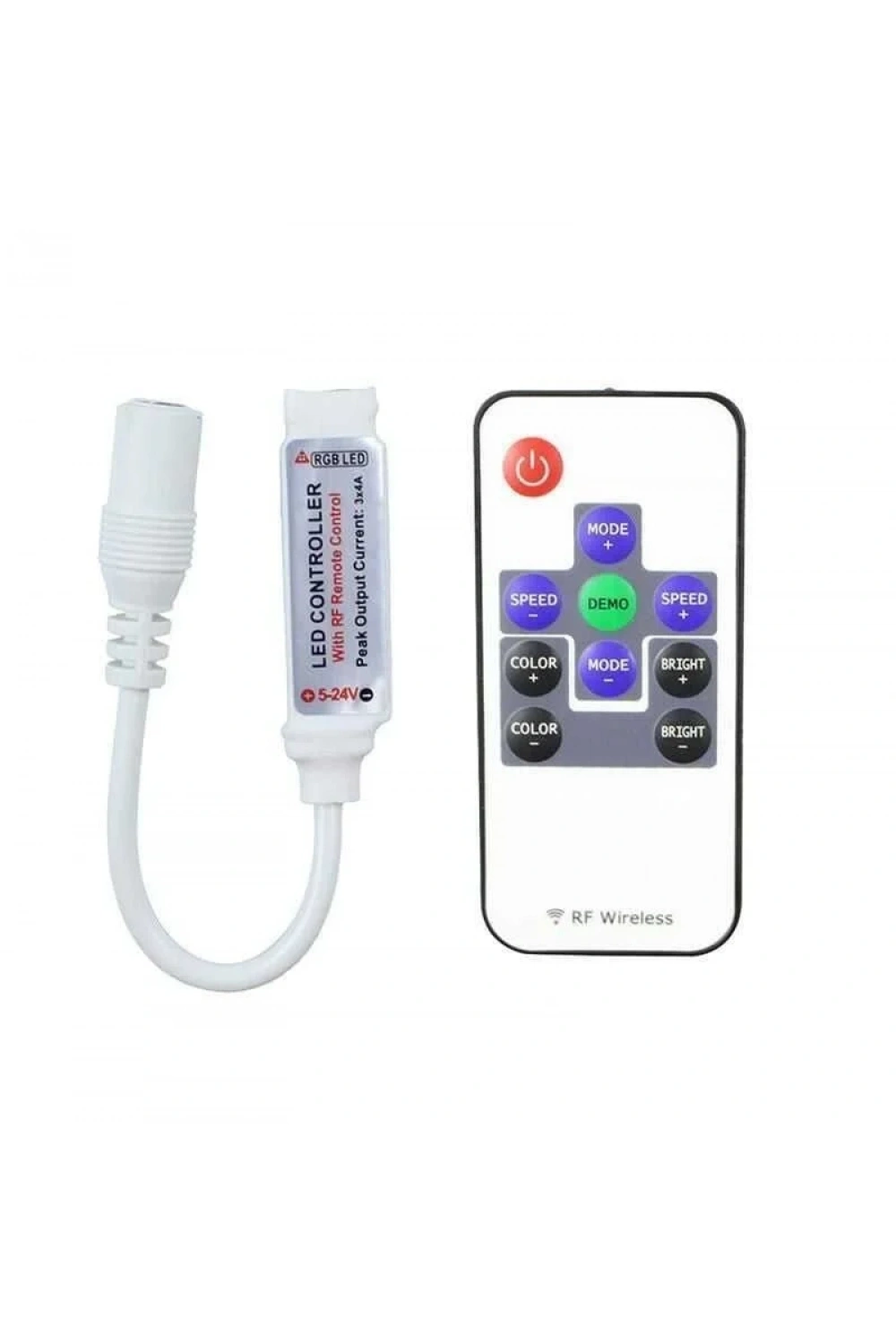 Kumandalı RGB Şerit Led Devresi 12A