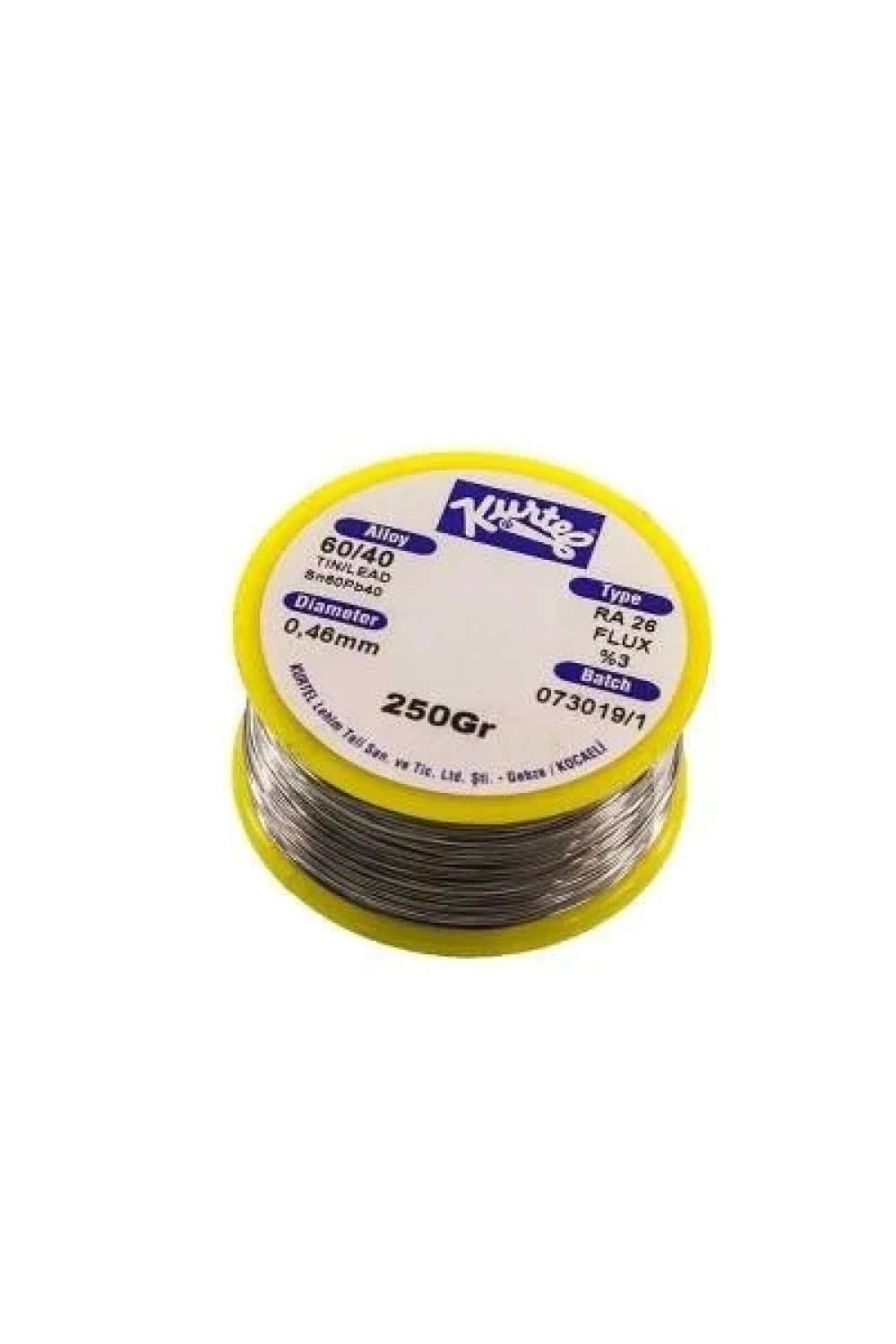 Kurtel 0.46 mm 250gr Lehim Teli (%60 Kalay / %40 Kurşun)