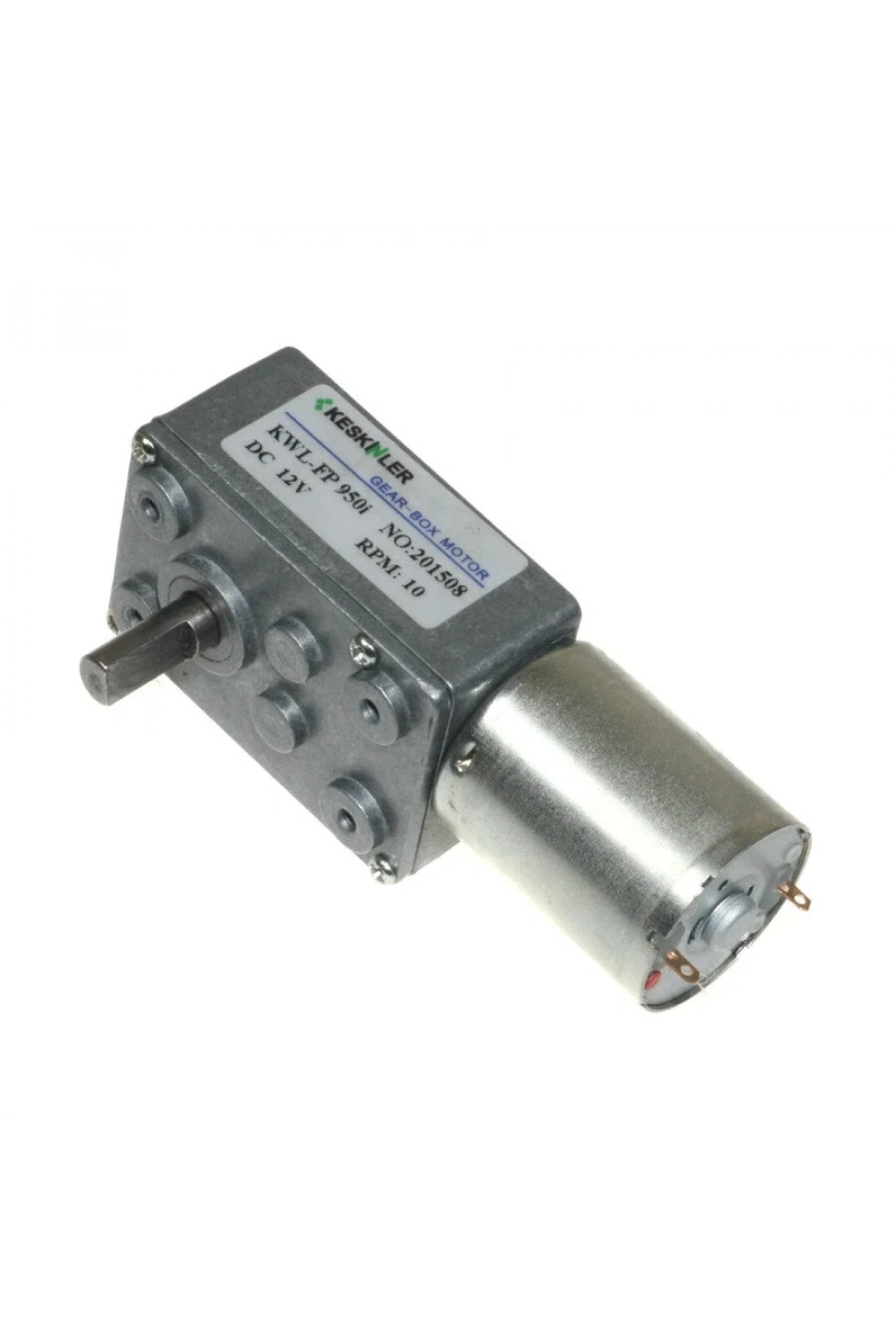 KWL-FP 12V 10Rpm Redüktörlü L DC Motor