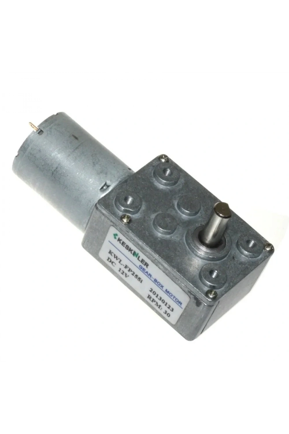 KWL-FP 12V 30Rpm Redüktörlü L DC Motor