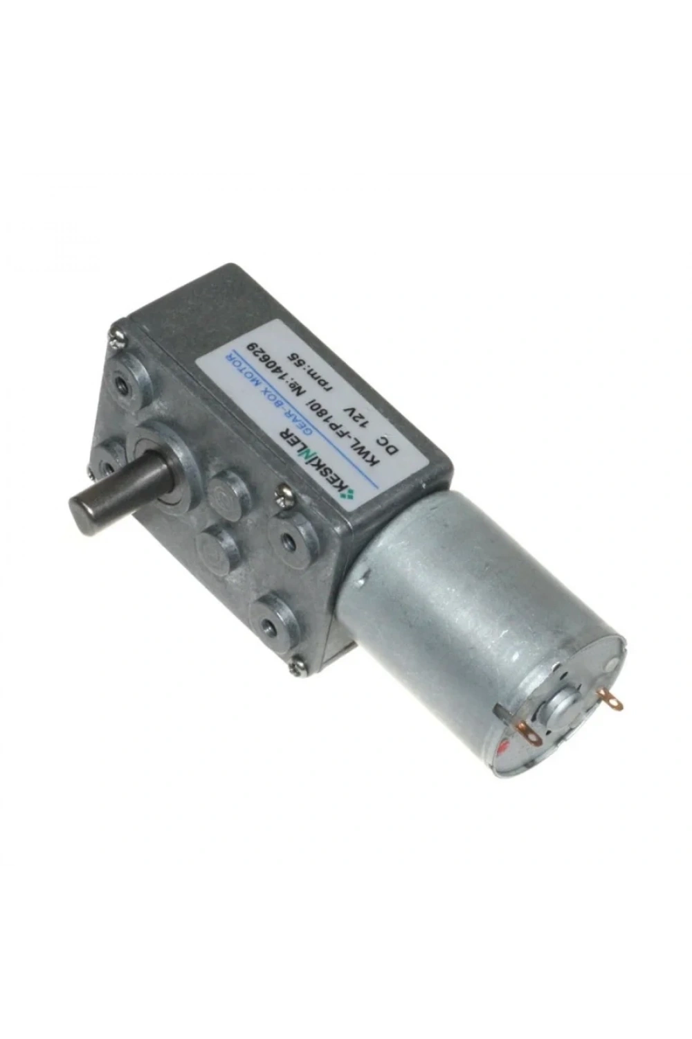 KWL-FP 12V 55Rpm Redüktörlü L DC Motor
