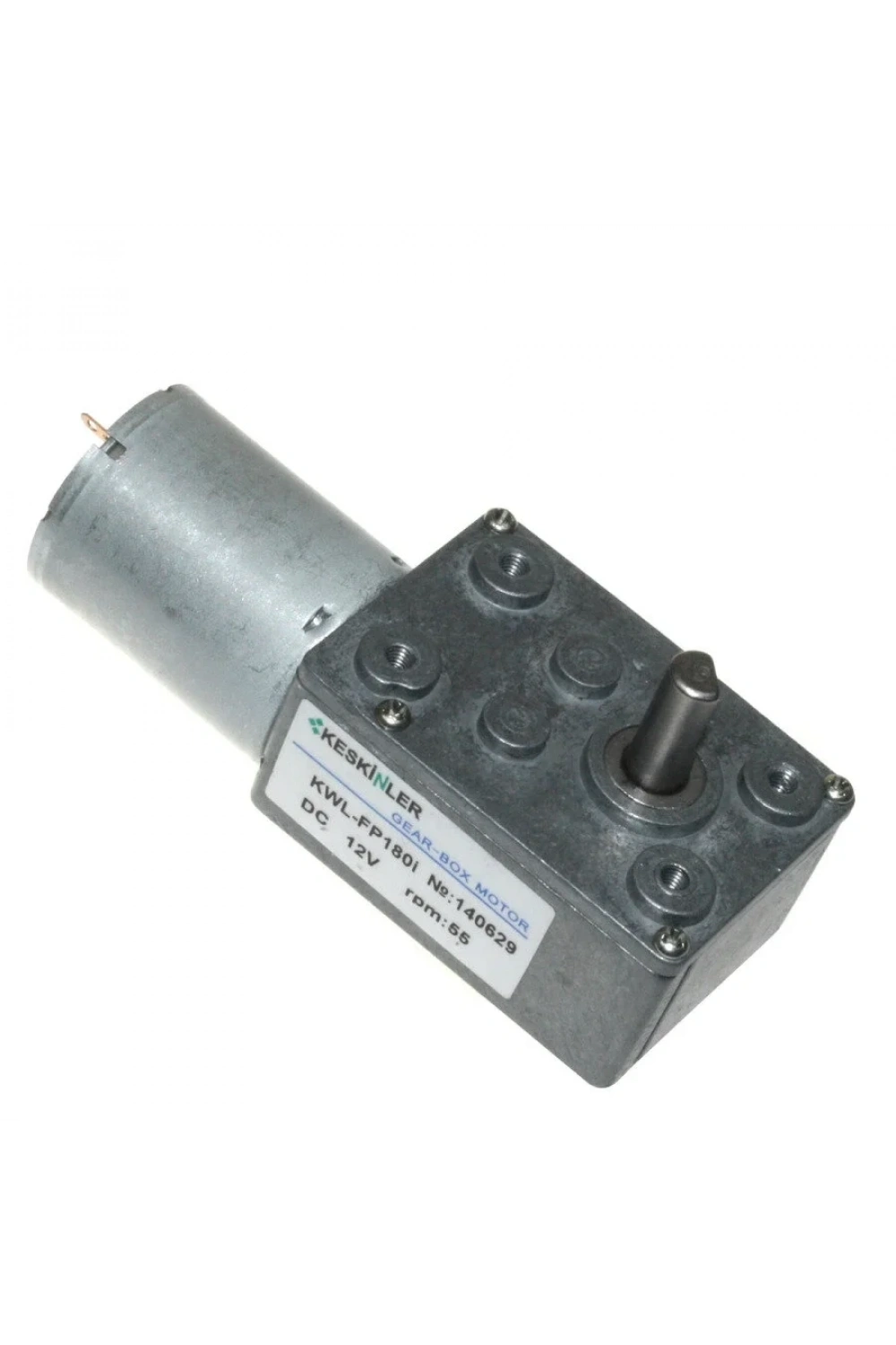 KWL-FP 12V 55Rpm Redüktörlü L DC Motor