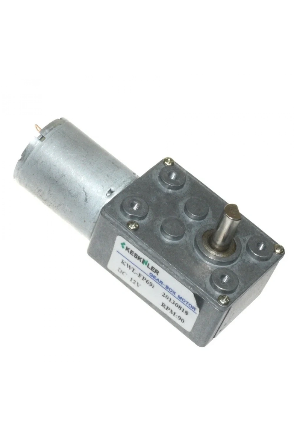 KWL-FP 12V 90Rpm Redüktörlü L DC Motor