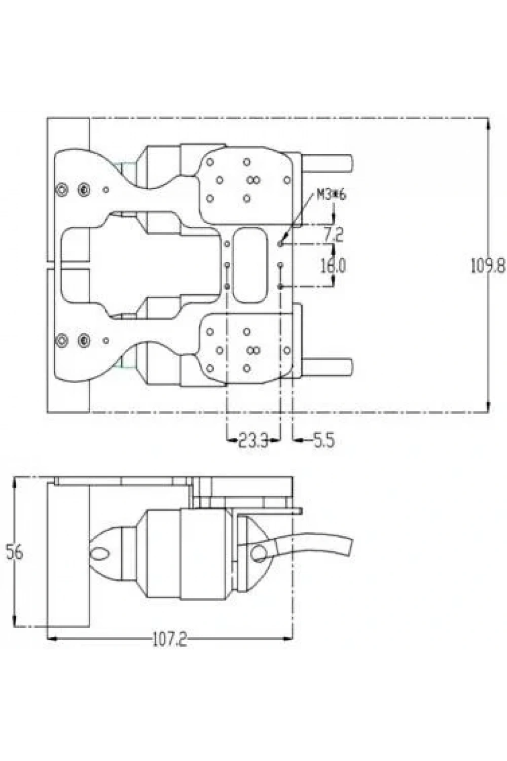 KYO-4T-DUAL Sürücülü Metal Pervaneli Sualtı Fırçasız Motor Çifti