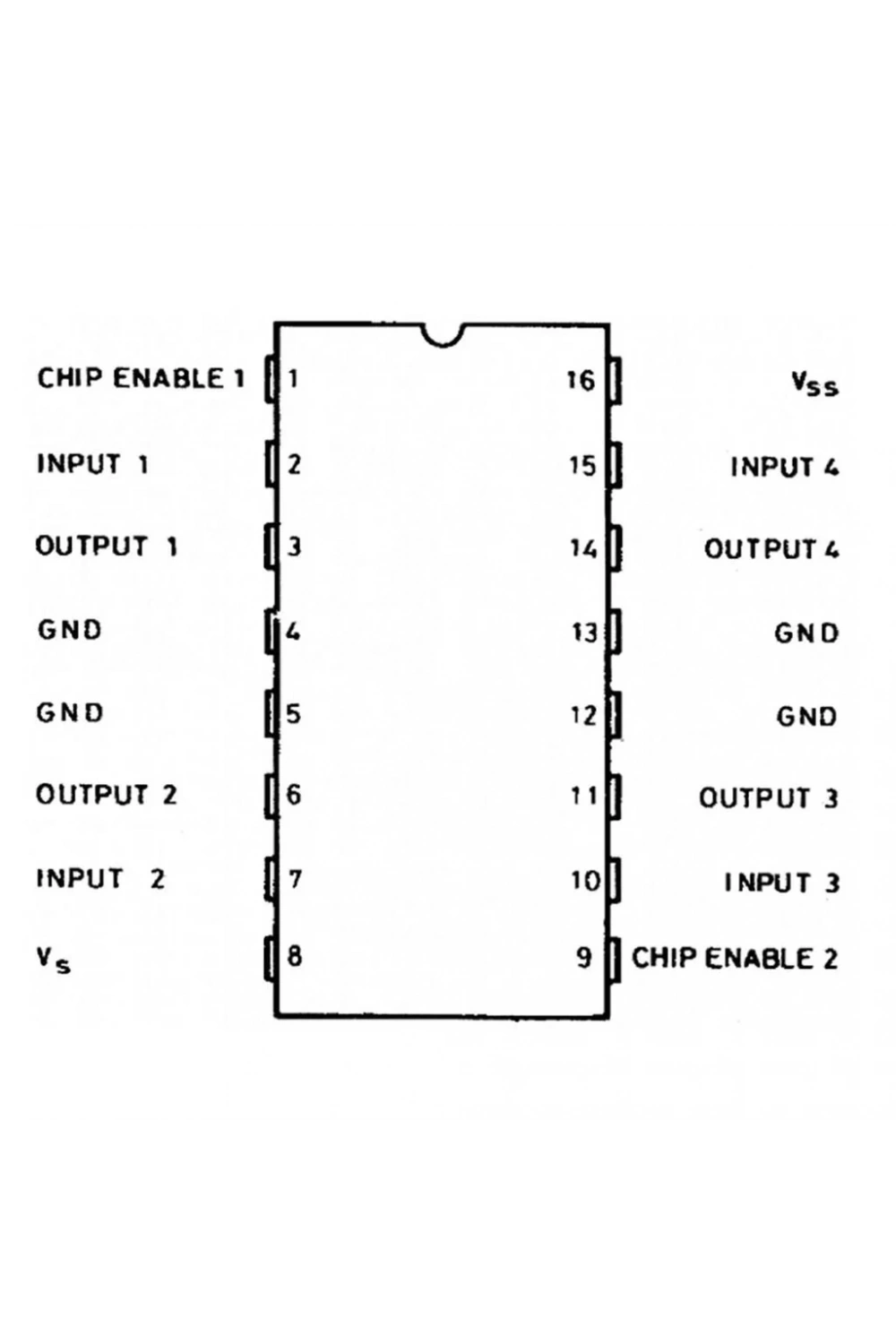 L293B Motor Sürücü Entegresi Dip-16