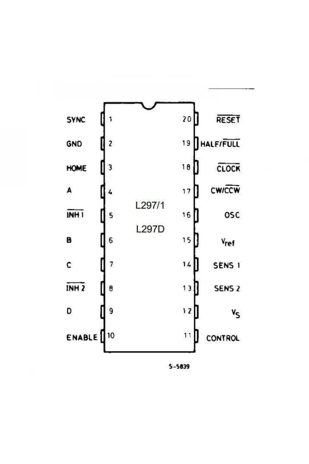 L297D SOIC-20 Smd Motor Sürücü Entegresi