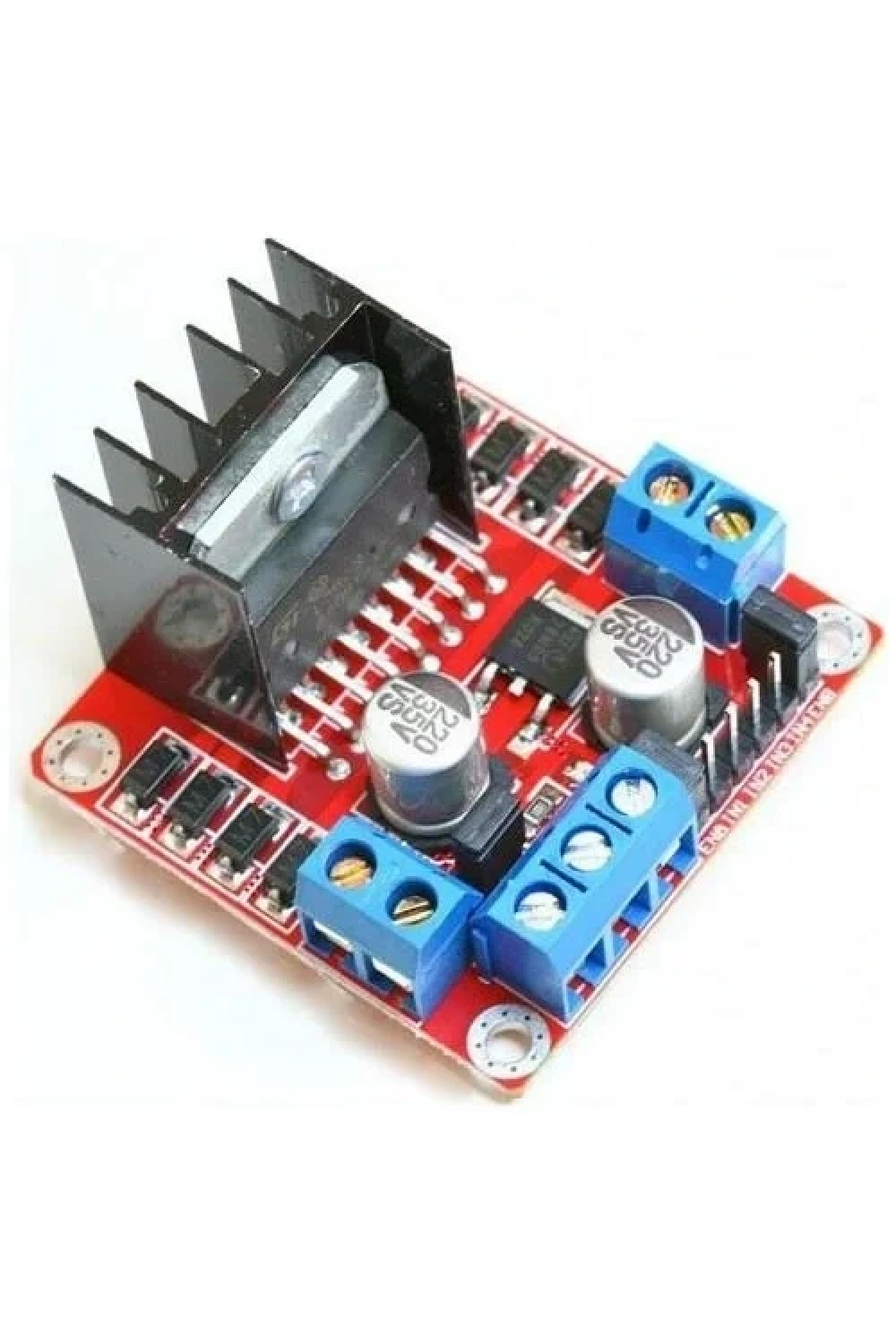 L298N Voltaj Regülatörlü Çift Motor Sürücü Kartı