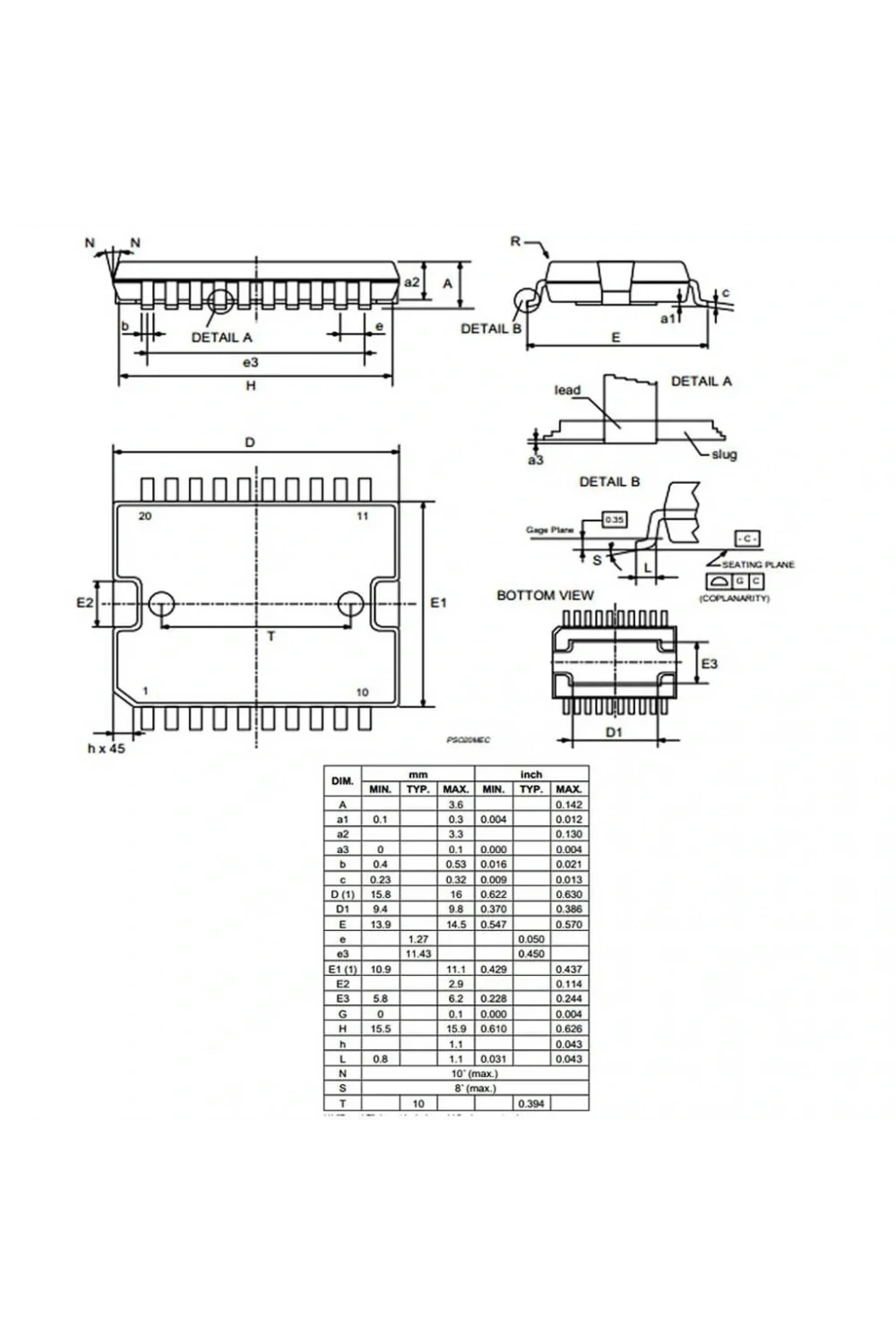 L298P Smd Motor Sürücü Entegresi PowerSO-20