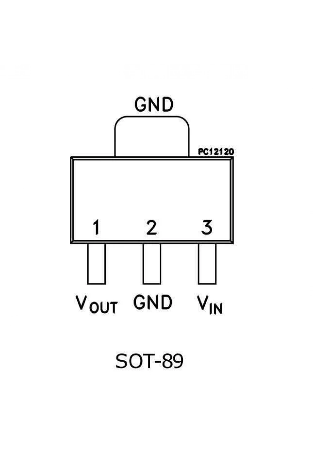 L78L33 SOT-89 Voltaj Regülatörü