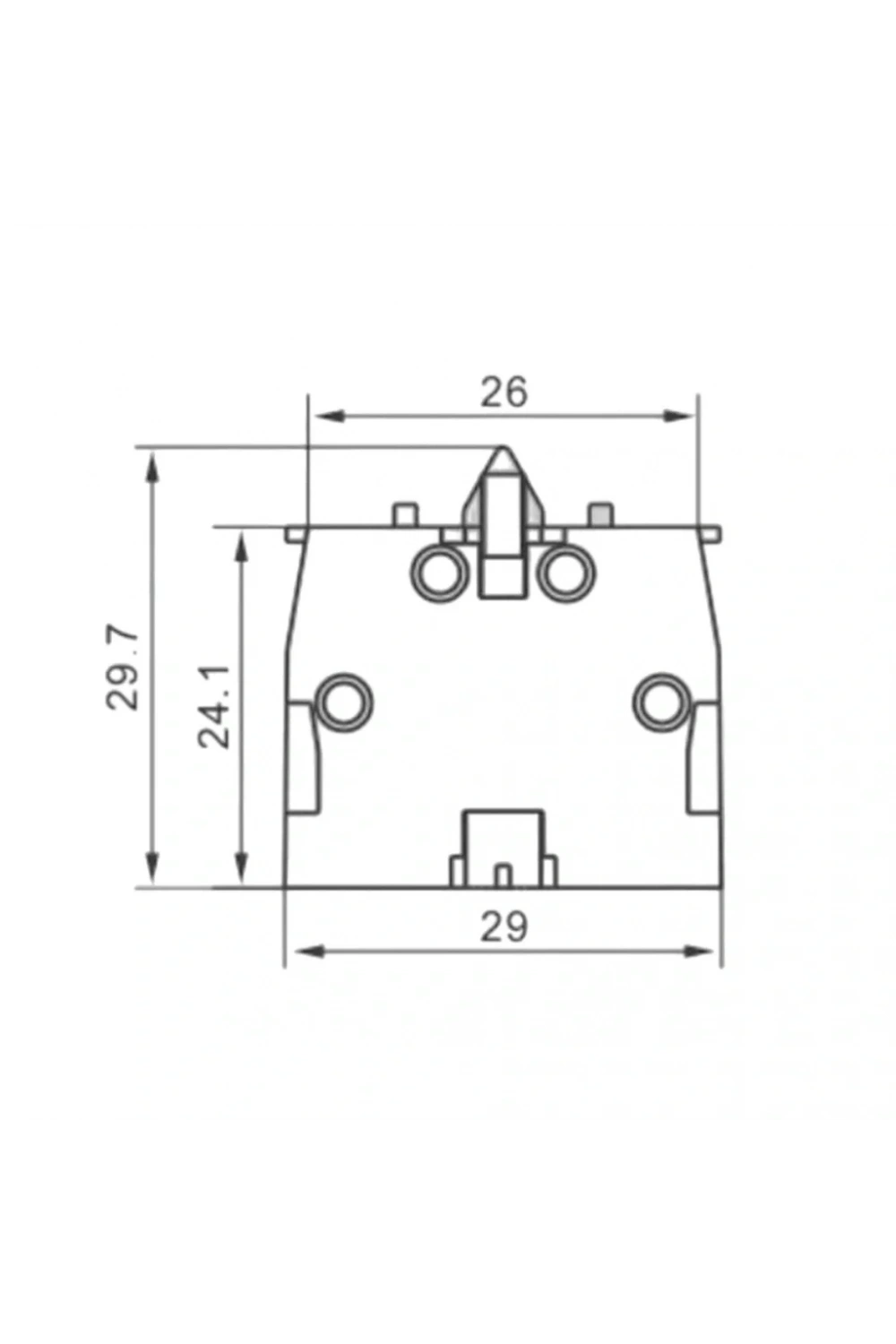 LAY5-BE101 22mm Kontak Blok (NO) Yeşil