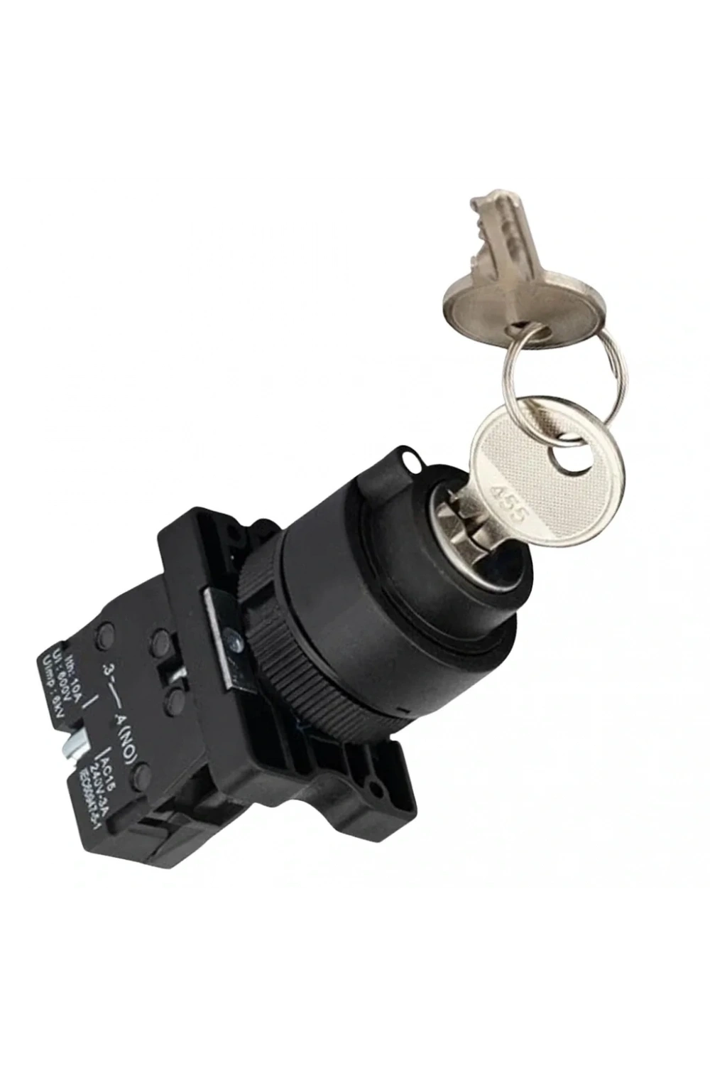 LAY5-EG21 22mm Anahtarlı Switch Kalıcı 0-1 (1NO)