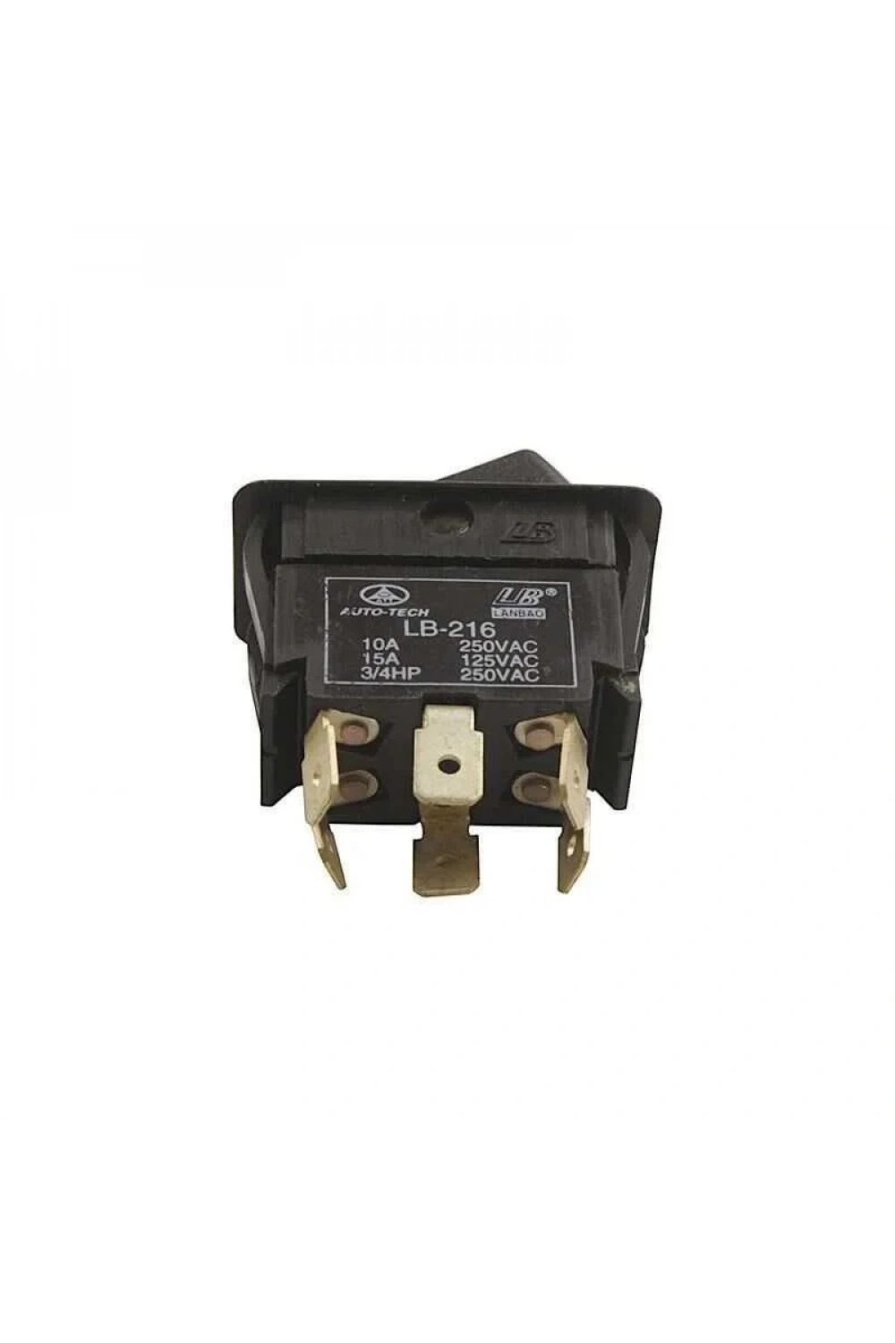 LB-216 On/Off Anahtar 6 Pin - Siyah