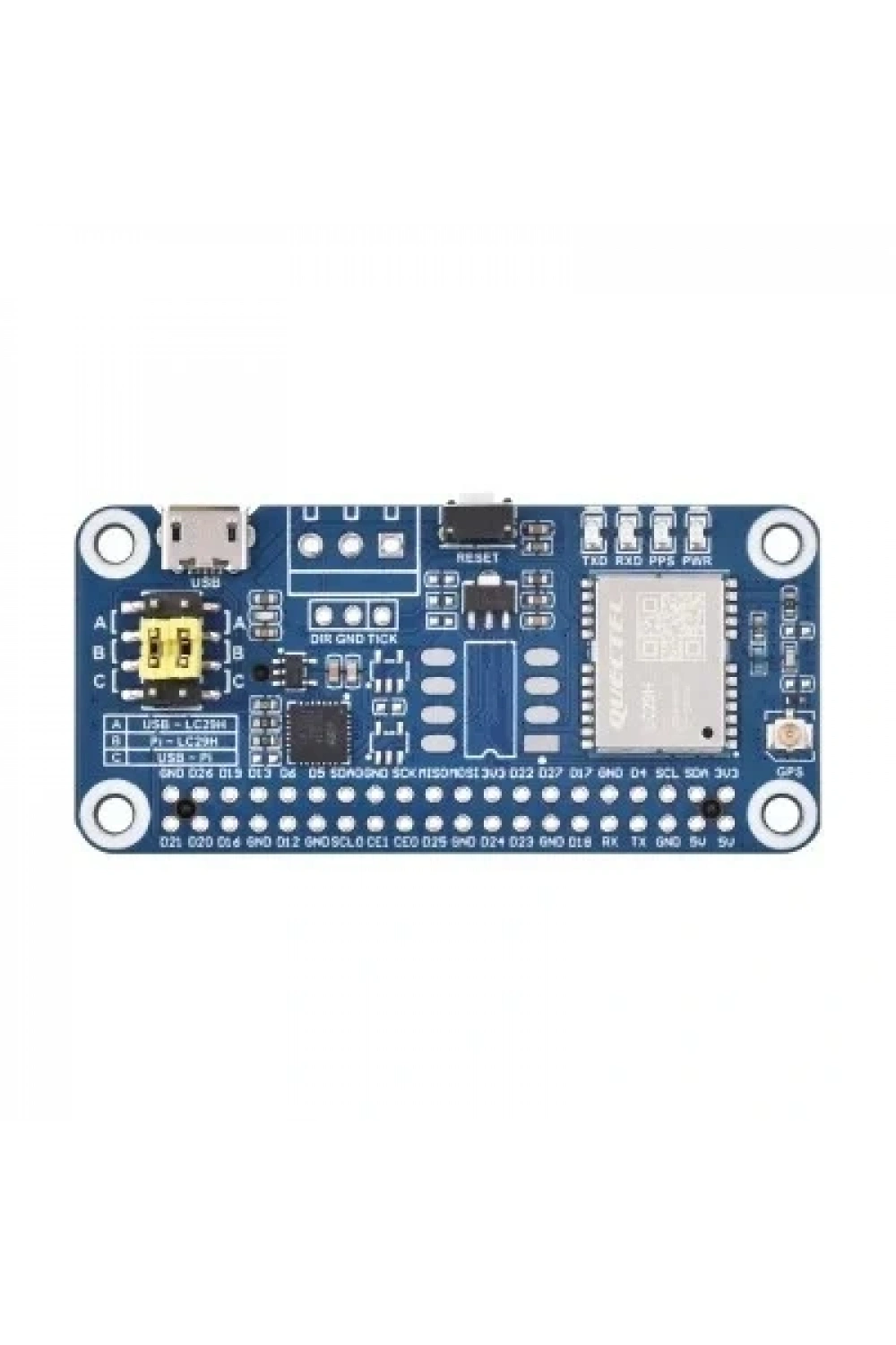 LC29H(BS) GPS/RTK Raspberry Pi HAT