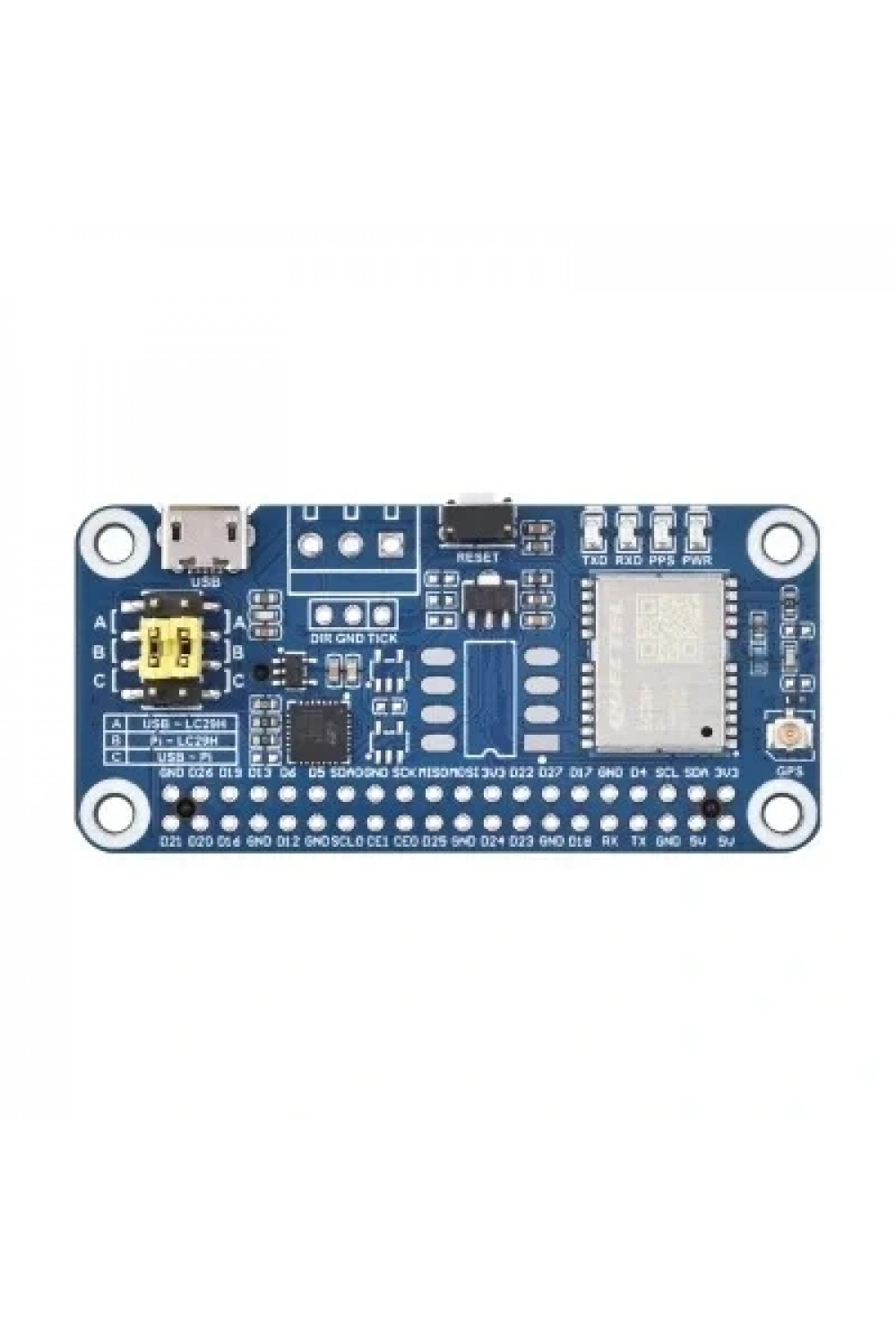 LC29H(DA) GPS/RTK Raspberry Pi HAT
