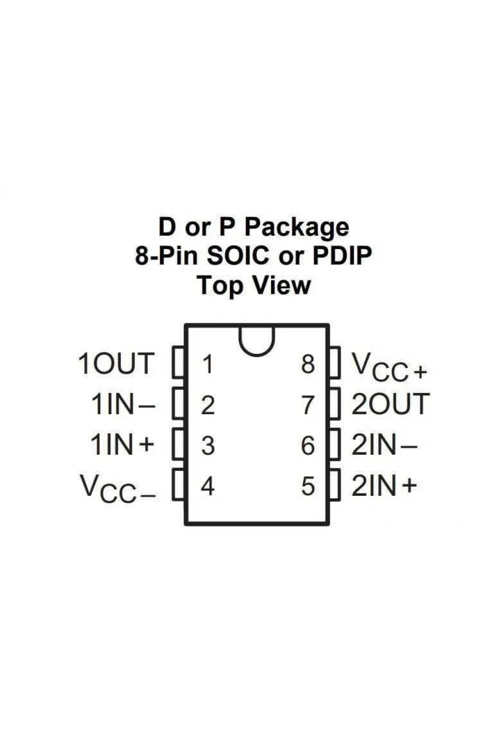 LF353DR SOIC-8 Amplifikatör Entegresi