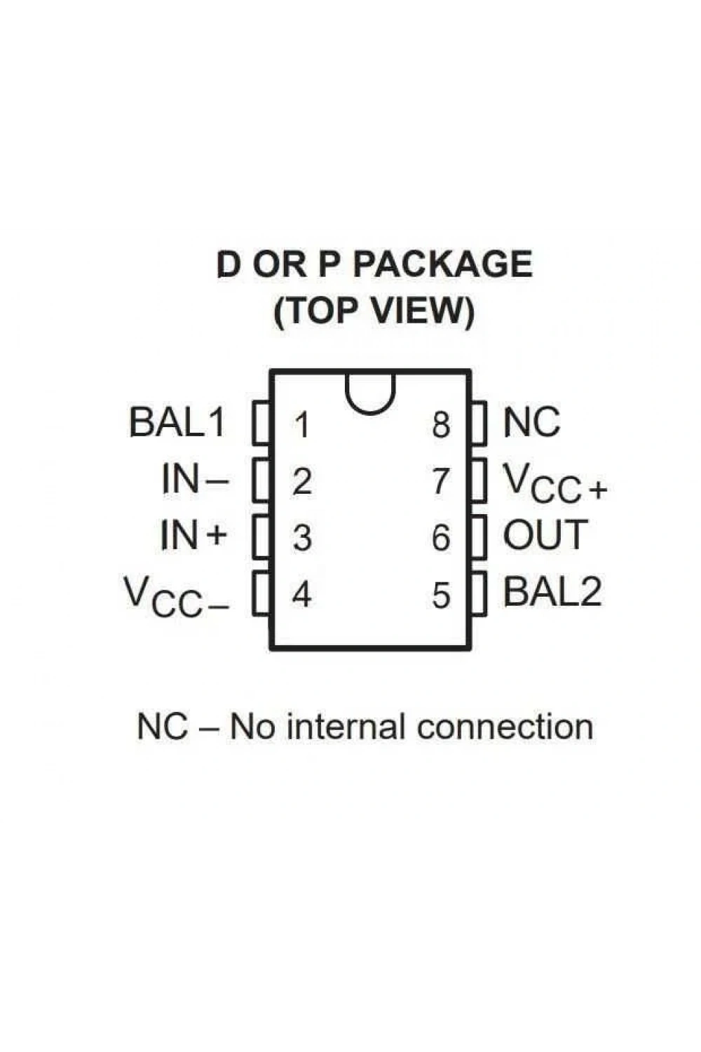 LF411CN DIP-8 OpAmp Entegresi