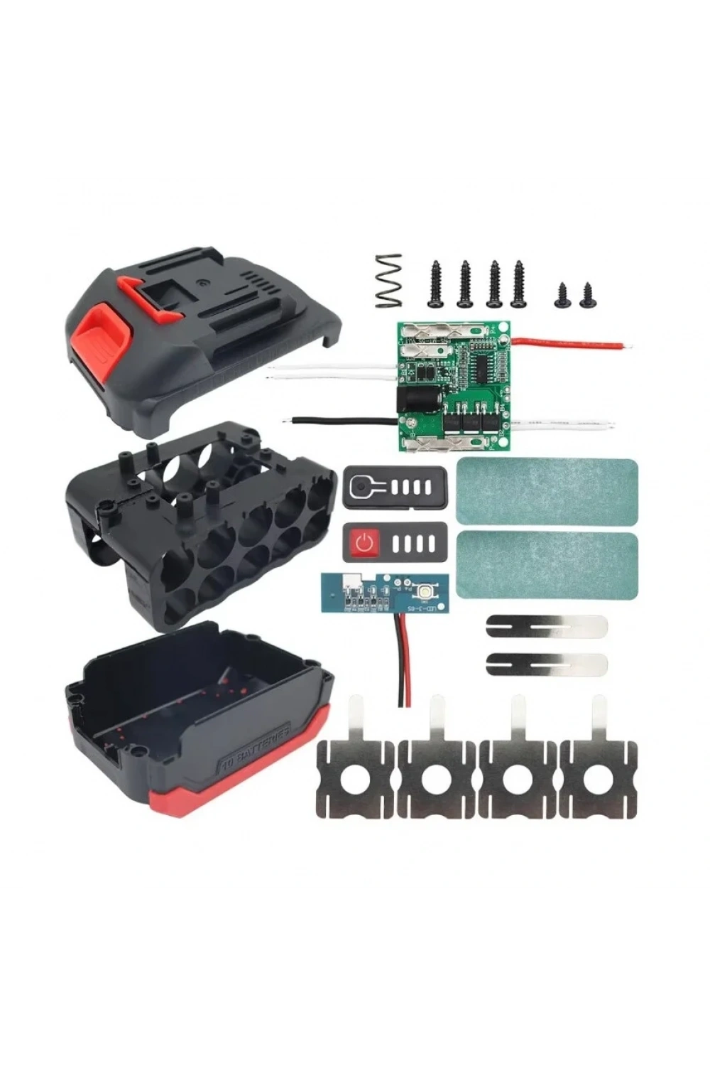 Li-ion 18650 5S 21V 10lu Matkap Batarya Kutusu Seti