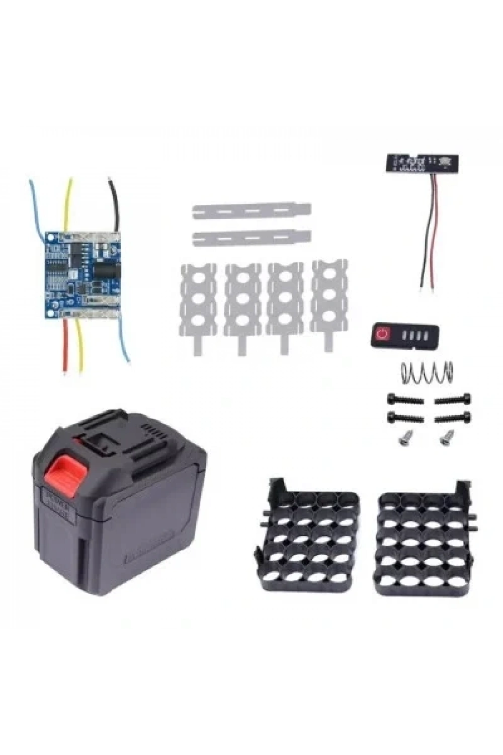 Li-ion 18650 5S 21V 20li Matkap Batarya Kutusu Seti