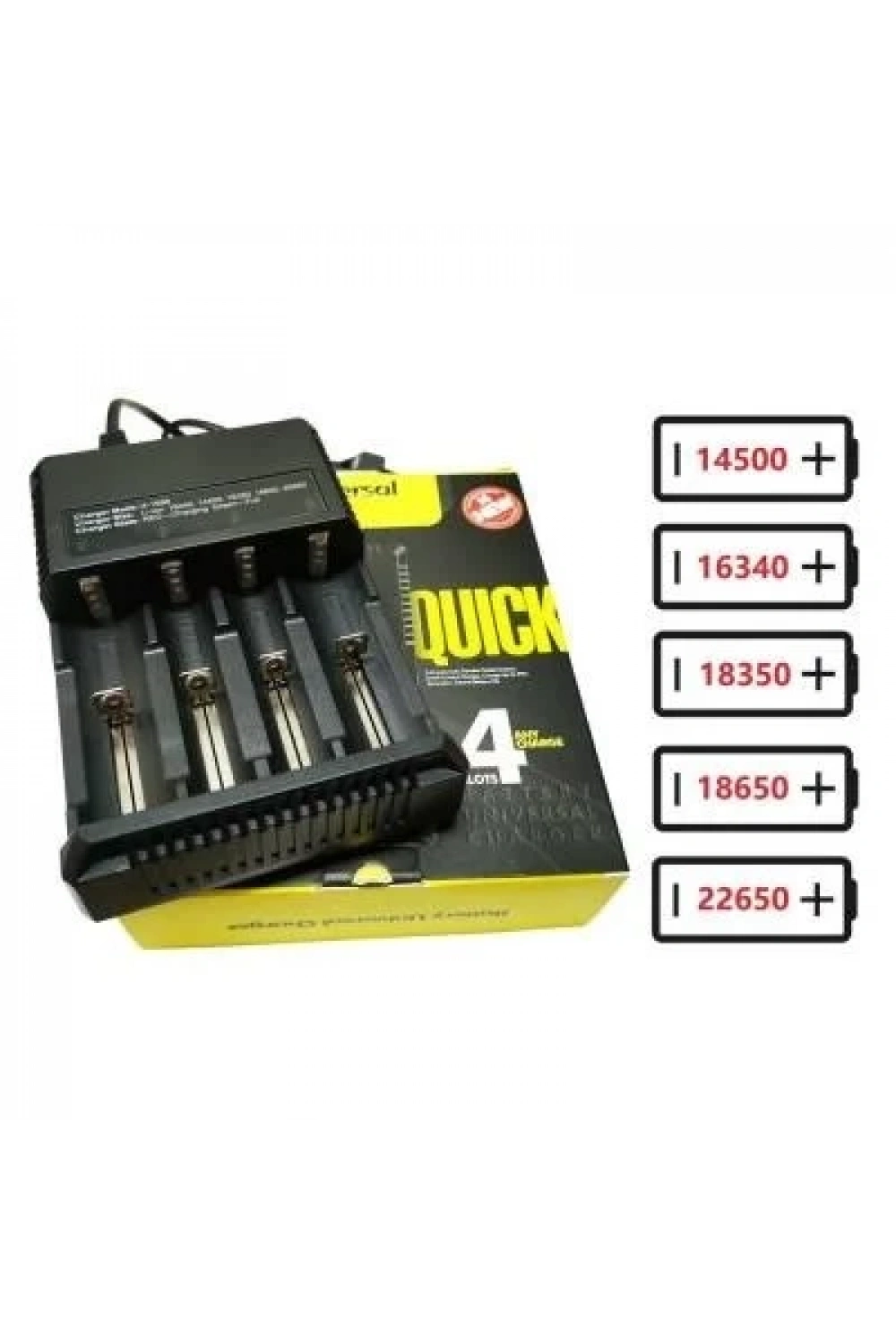 Li-ion USB 18650 3.7V Pil Şarj Aleti 4lü